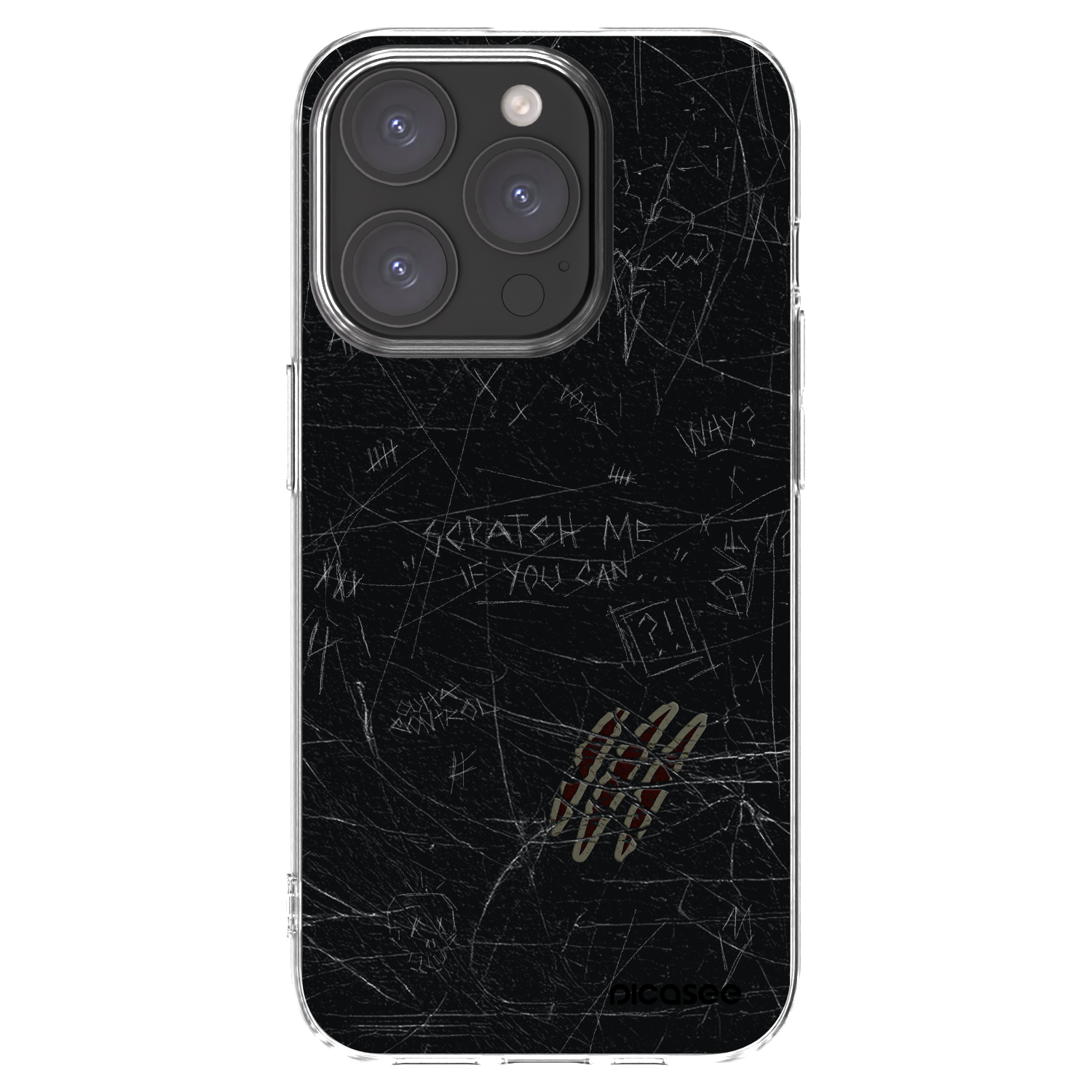 Picasee διαφανής θήκη σιλικόνης Apple iPhone 15 Pro - SCRATCH