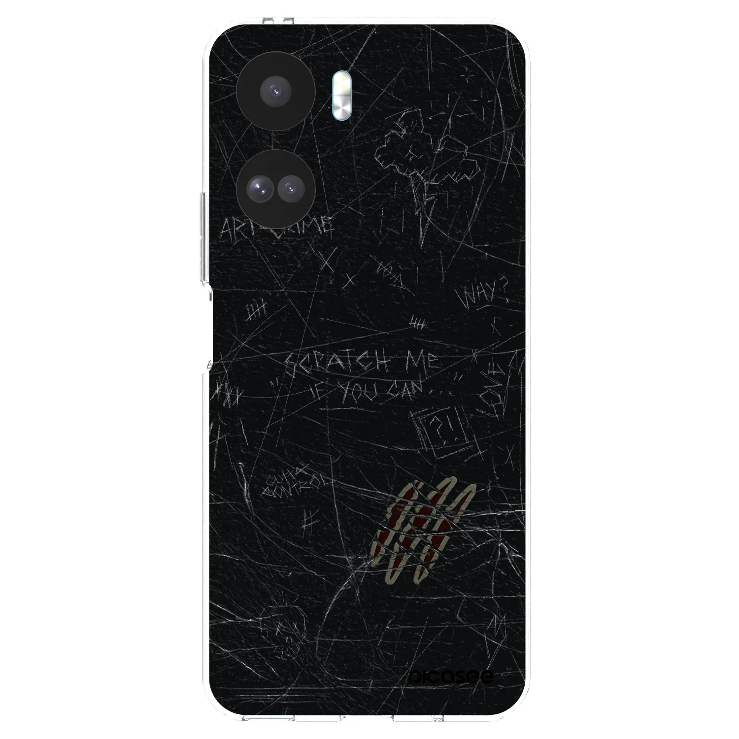 Picasee διαφανής θήκη σιλικόνης Honor 90 Lite 5G - SCRATCH