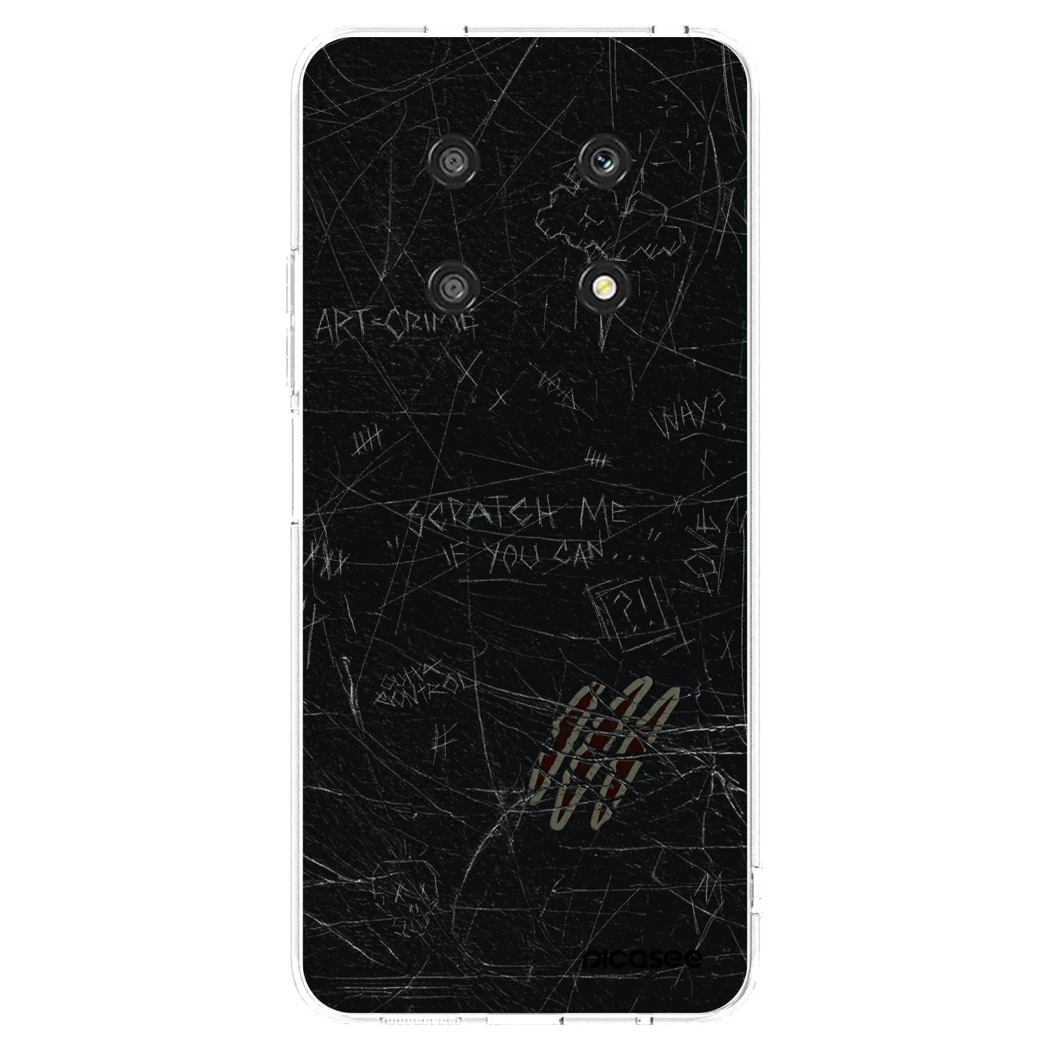 Picasee διαφανής θήκη σιλικόνης Honor Magic4 Lite 5G - SCRATCH