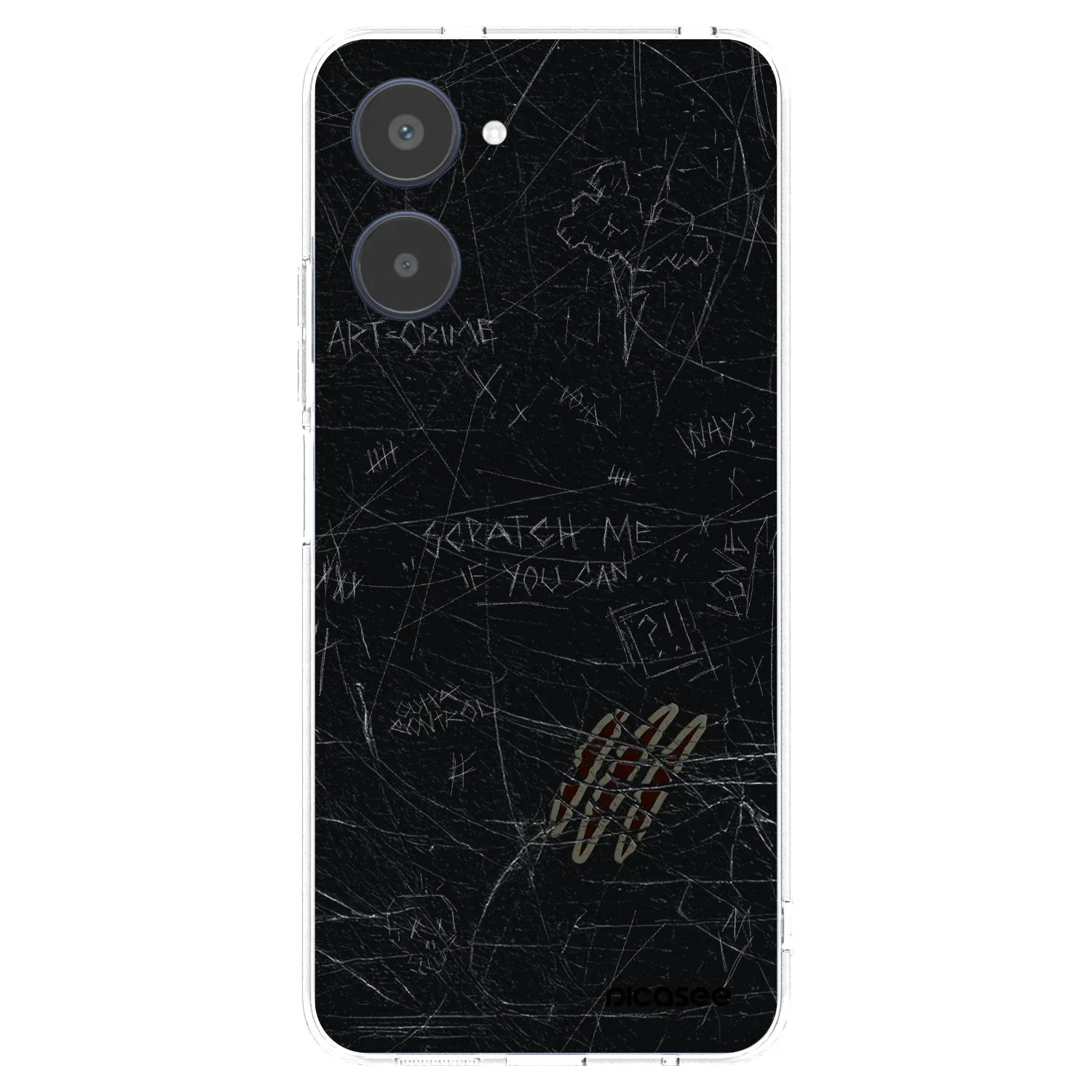 Picasee διαφανής θήκη σιλικόνης Realme 10 4G - SCRATCH