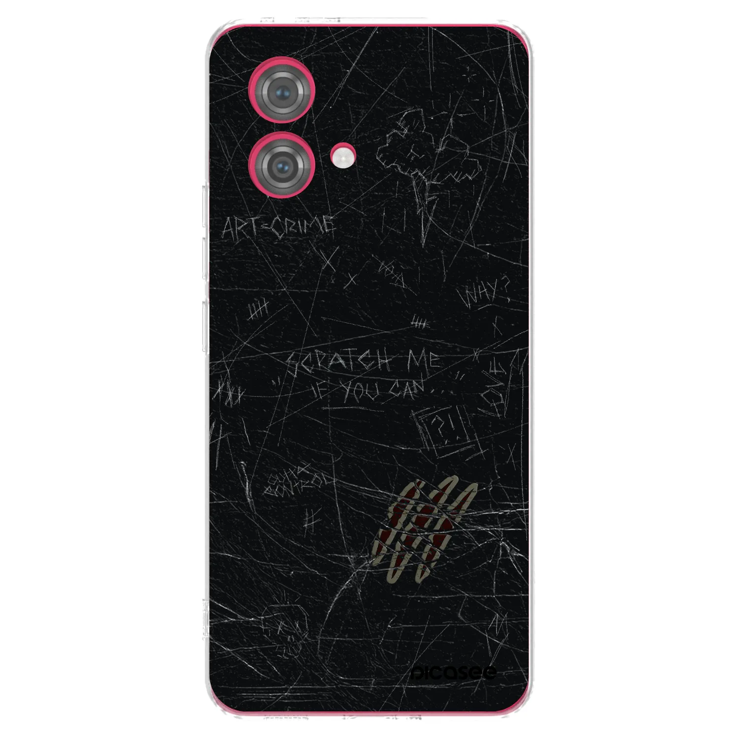 Picasee διαφανής θήκη σιλικόνης Motorola Moto G84 5G - SCRATCH