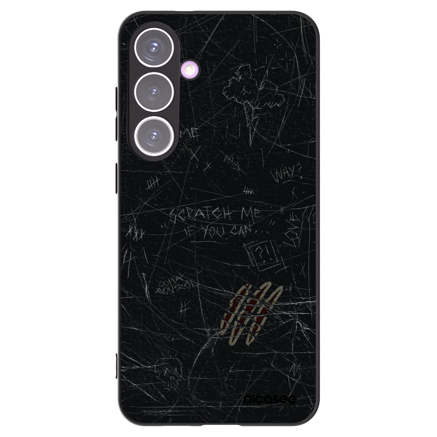 Picasee Μαύρη θήκη σιλικόνης για Samsung Galaxy S24+ S926B 5G - SCRATCH