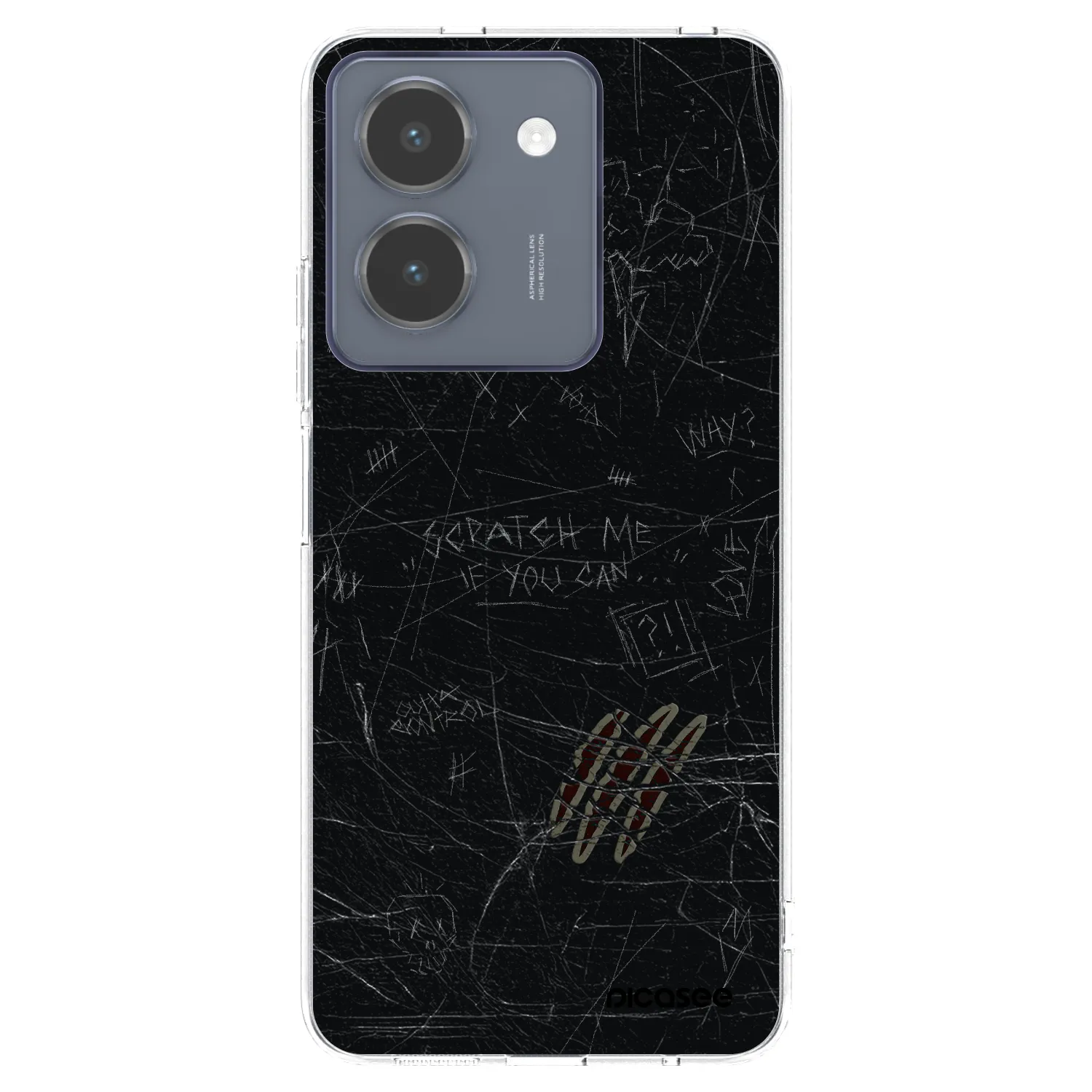 Picasee διαφανής θήκη σιλικόνης Vivo Y36 4G - SCRATCH