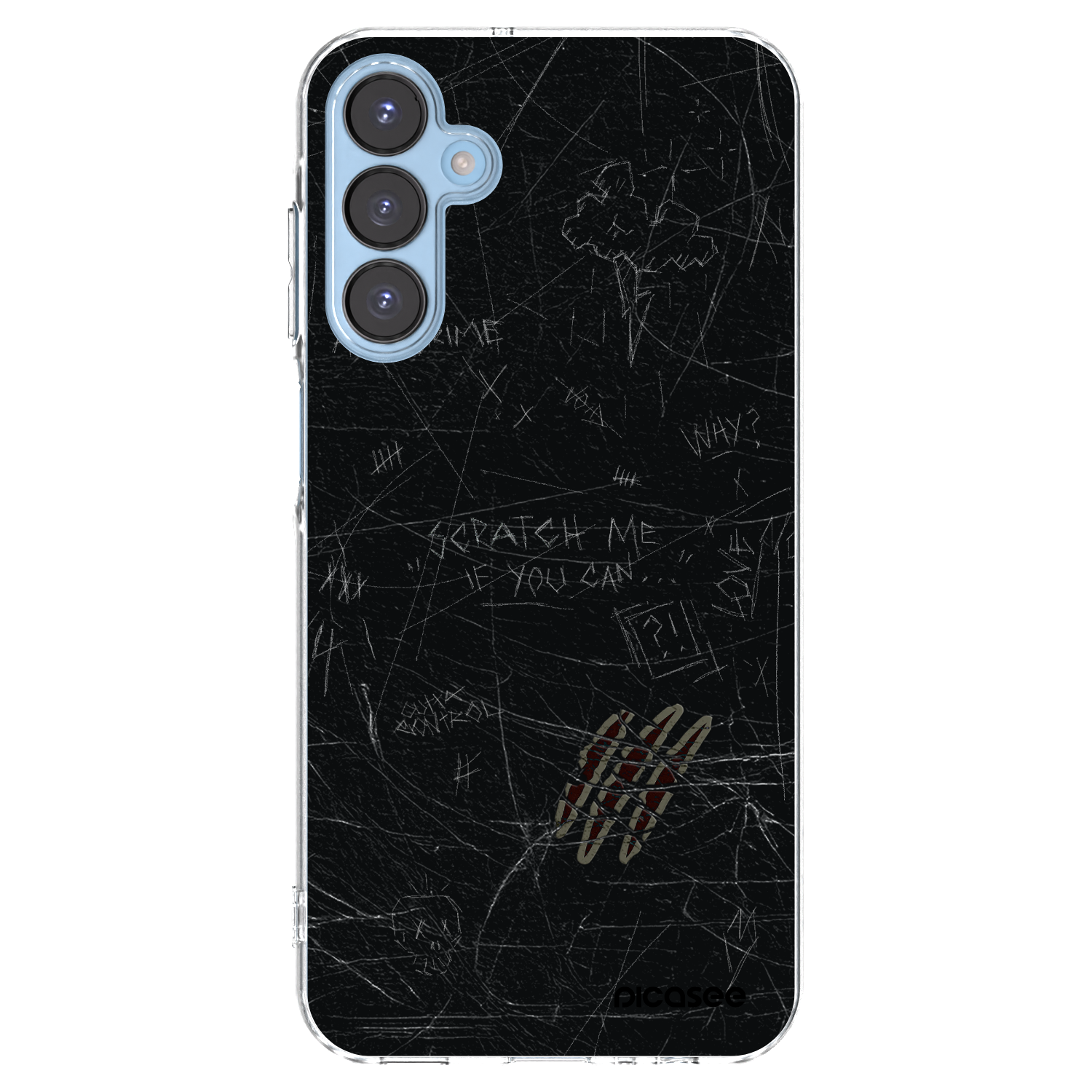 Picasee διαφανής θήκη σιλικόνης Samsung Galaxy A15 A156B 5G - SCRATCH