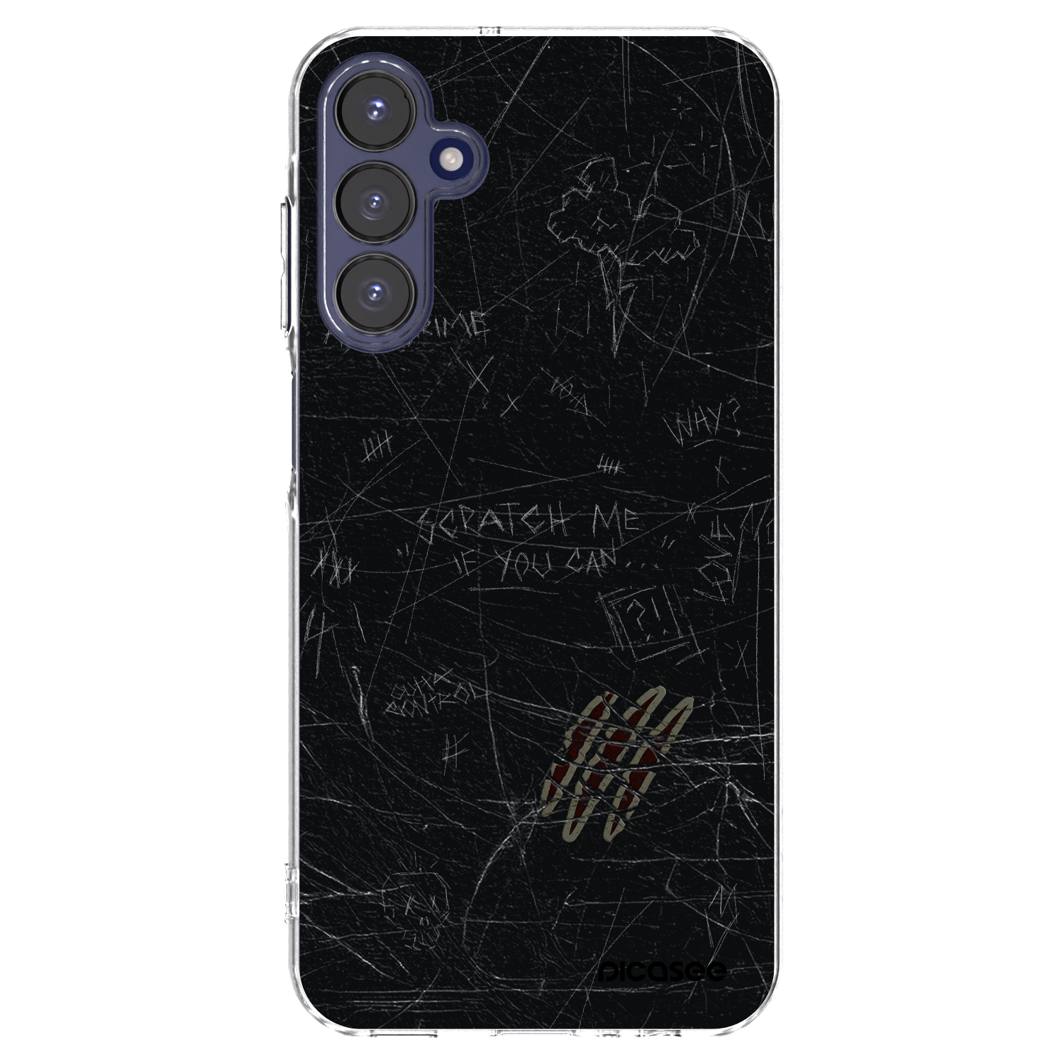 Picasee διαφανής θήκη σιλικόνης Samsung Galaxy A15 A155F 4G - SCRATCH