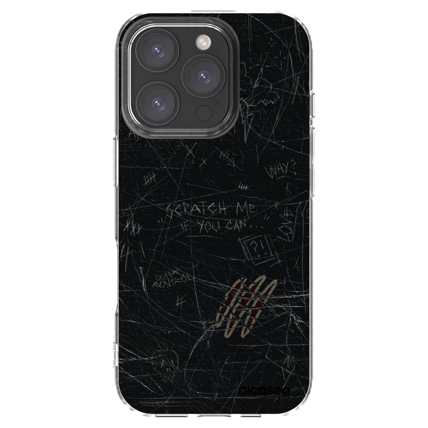 Picasee διαφανής θήκη σιλικόνης Apple iPhone 16 Pro - SCRATCH