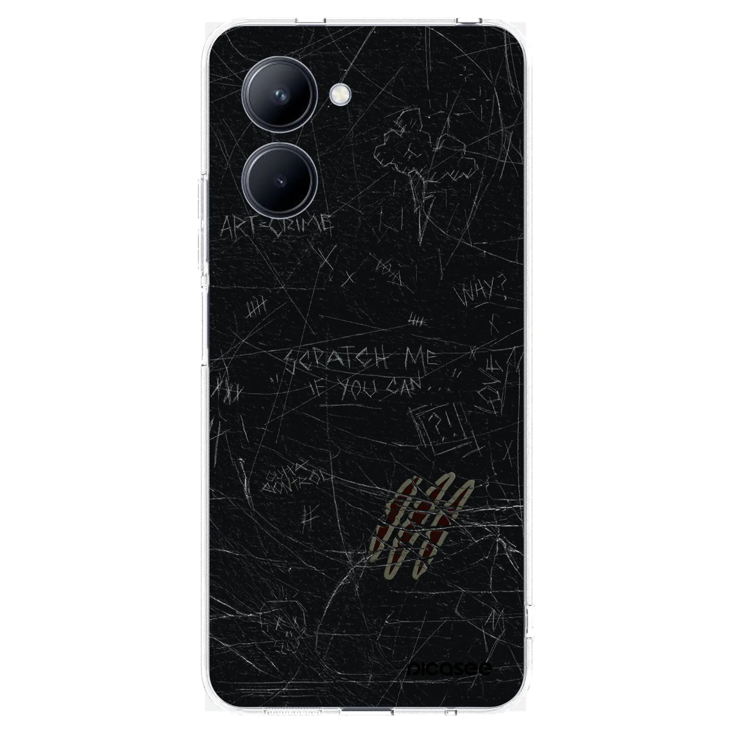 Picasee διαφανής θήκη σιλικόνης Realme C33 (2023) - SCRATCH