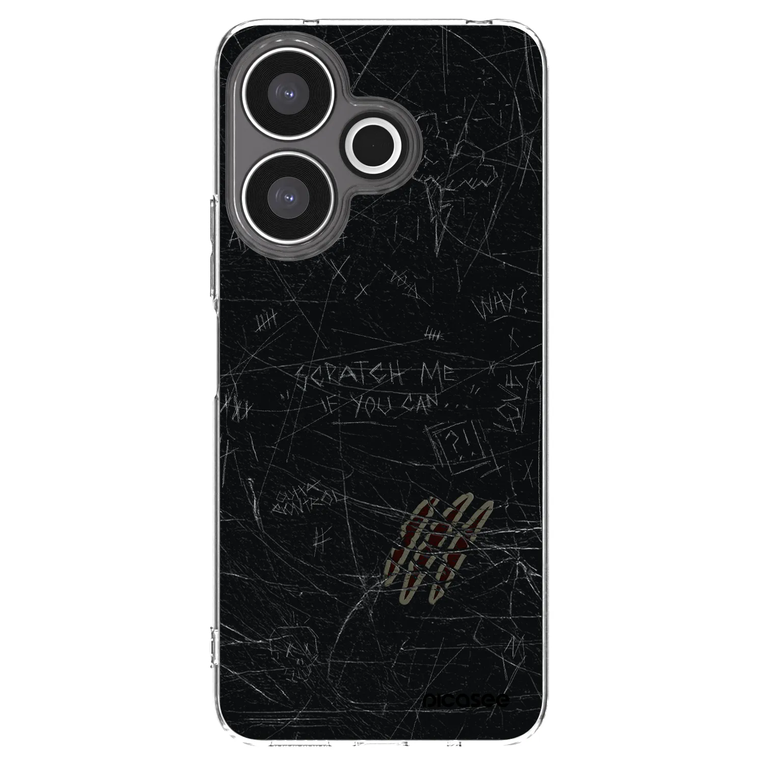 Picasee διαφανής θήκη σιλικόνης Xiaomi Redmi 13 4G - SCRATCH