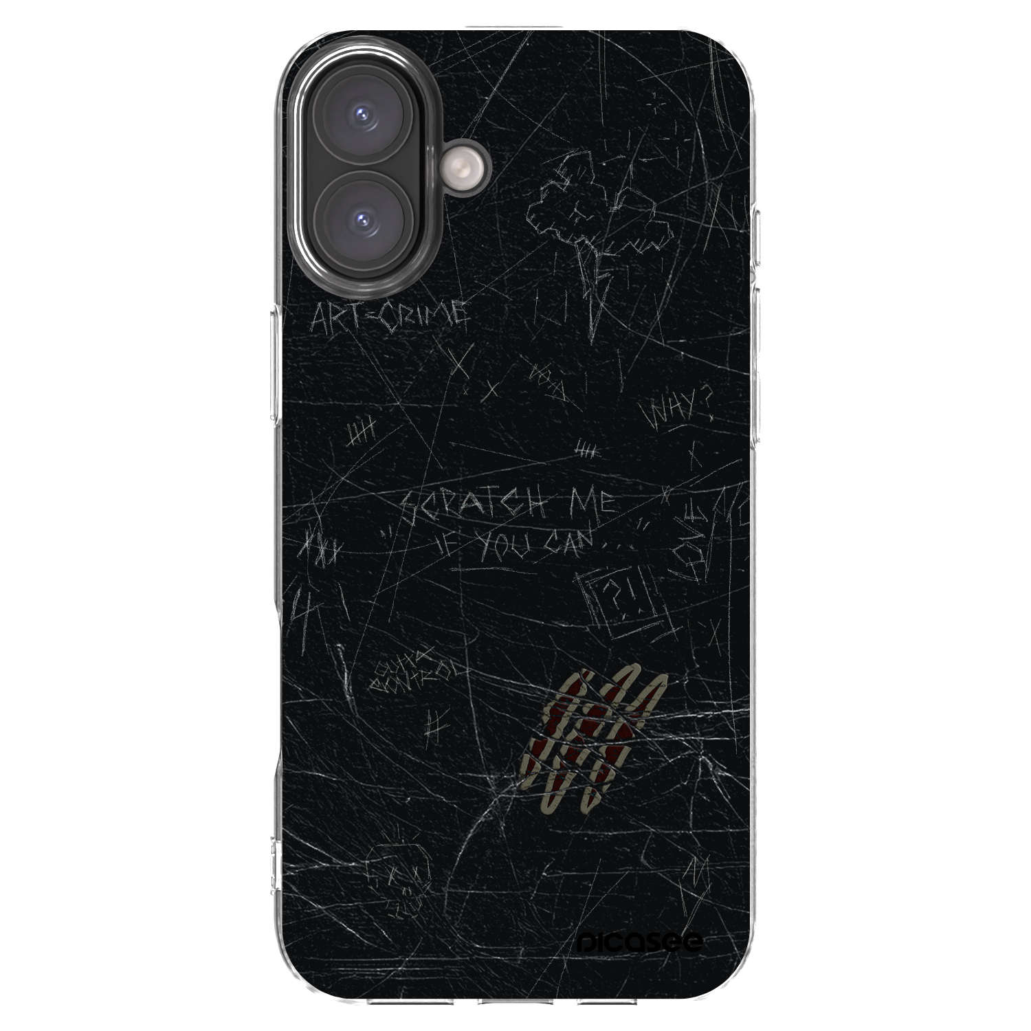 Picasee διαφανής θήκη σιλικόνης Apple iPhone 16 Plus - SCRATCH