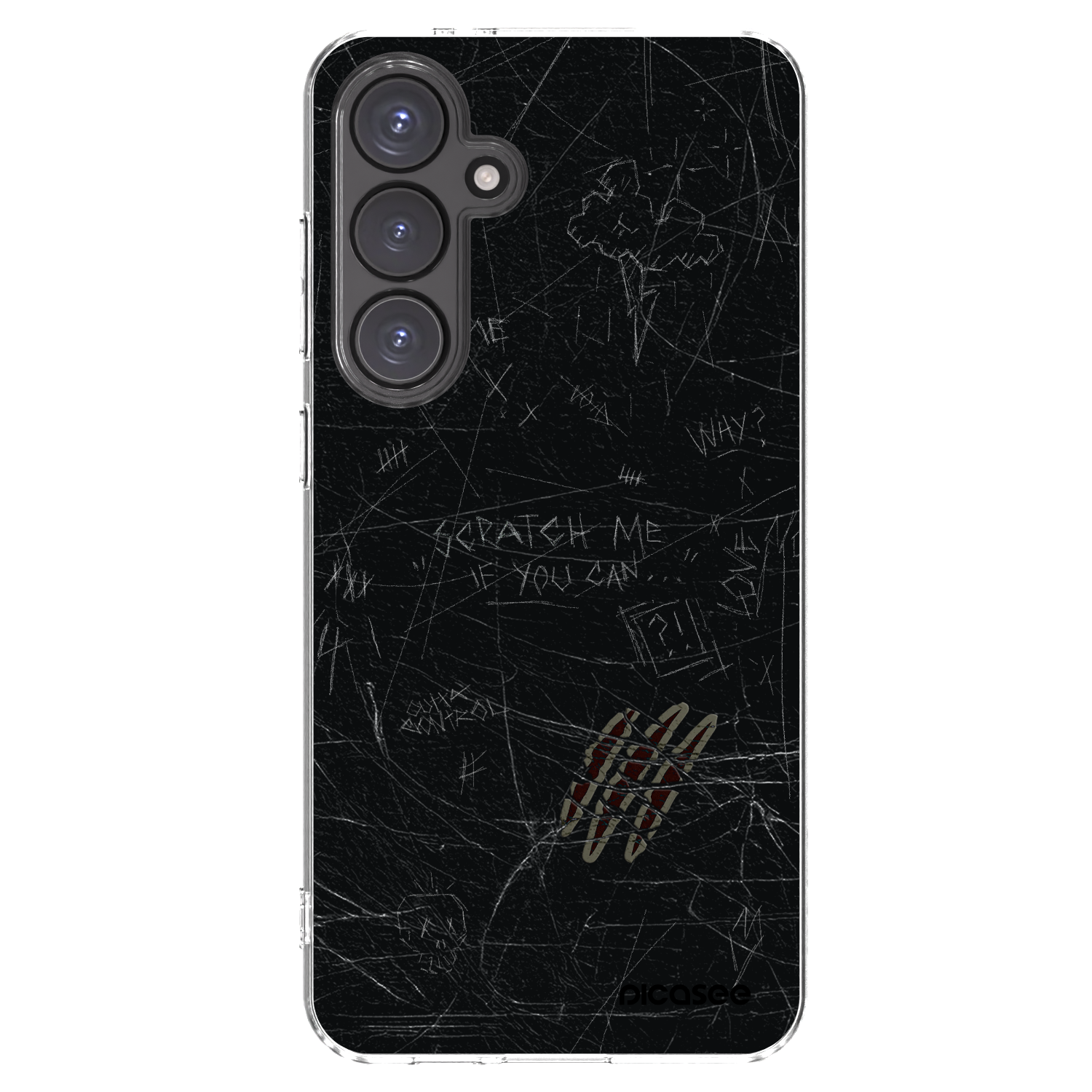 Picasee διαφανής θήκη σιλικόνης Samsung Galaxy S24 FE S721B - SCRATCH