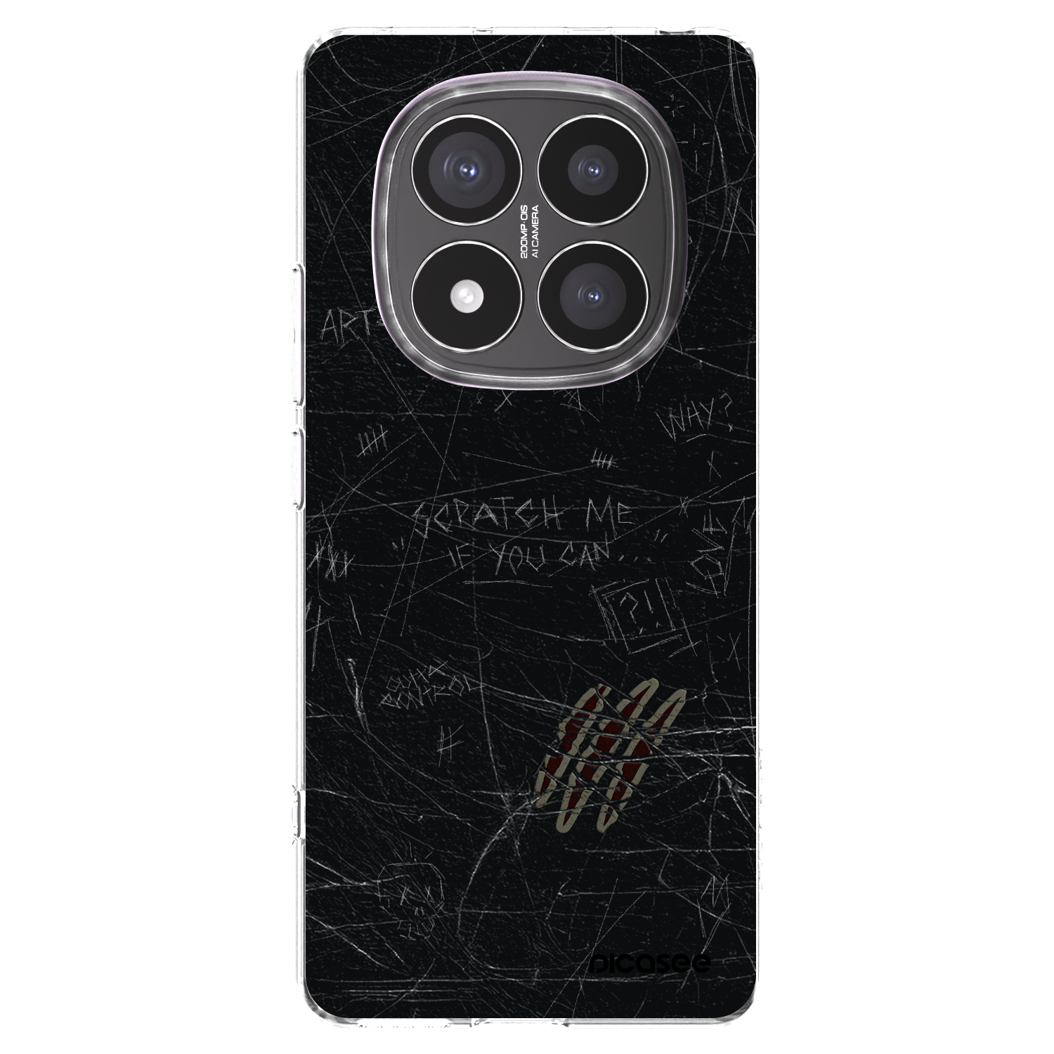 Picasee διαφανής θήκη σιλικόνης Xiaomi Redmi Note 14 Pro+ 5G - SCRATCH