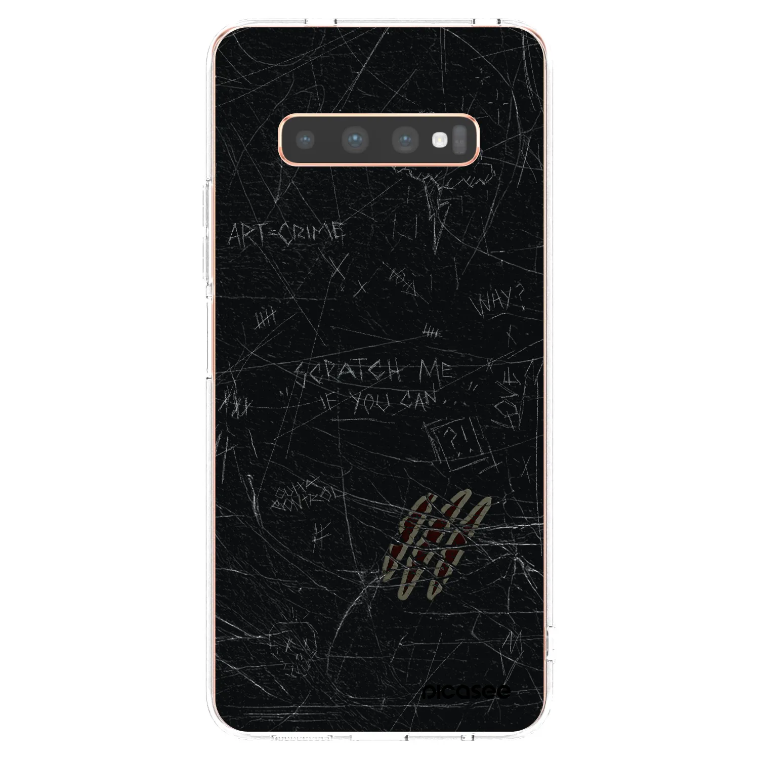 Picasee διαφανής θήκη σιλικόνης Samsung Galaxy S10 Plus G975 - SCRATCH