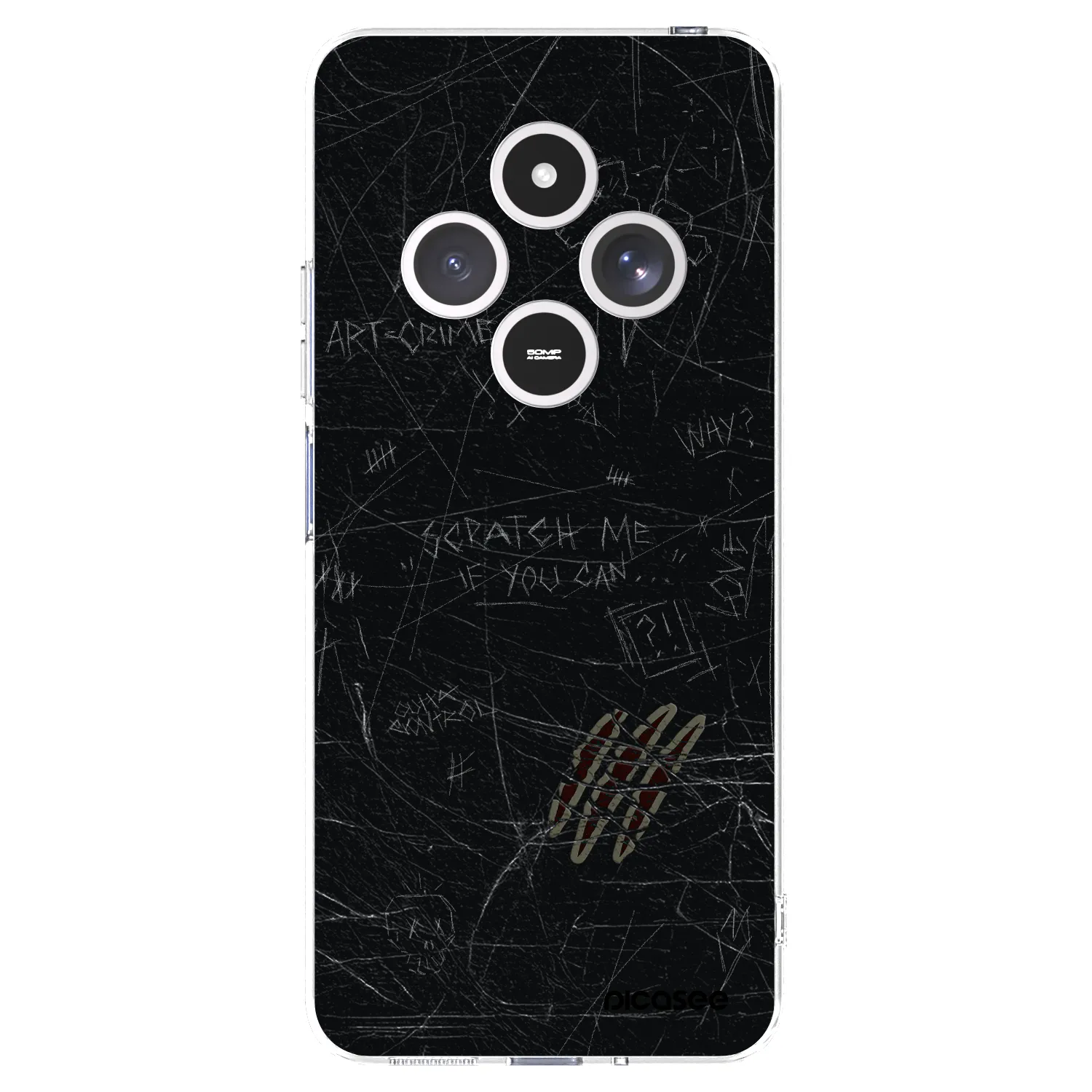 Picasee διαφανής θήκη σιλικόνης Xiaomi Redmi 14C - SCRATCH