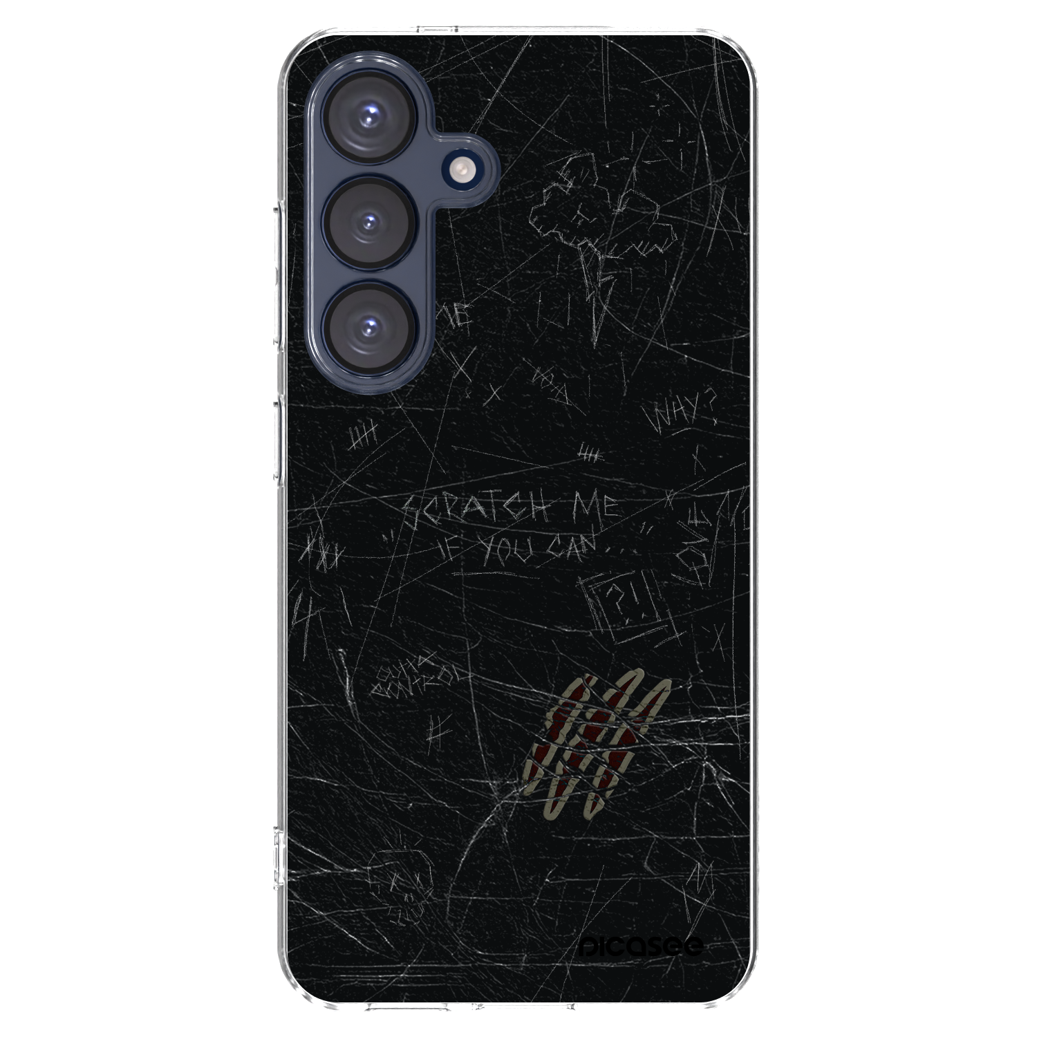 Picasee διαφανής θήκη σιλικόνης Samsung Galaxy S25 5G - SCRATCH