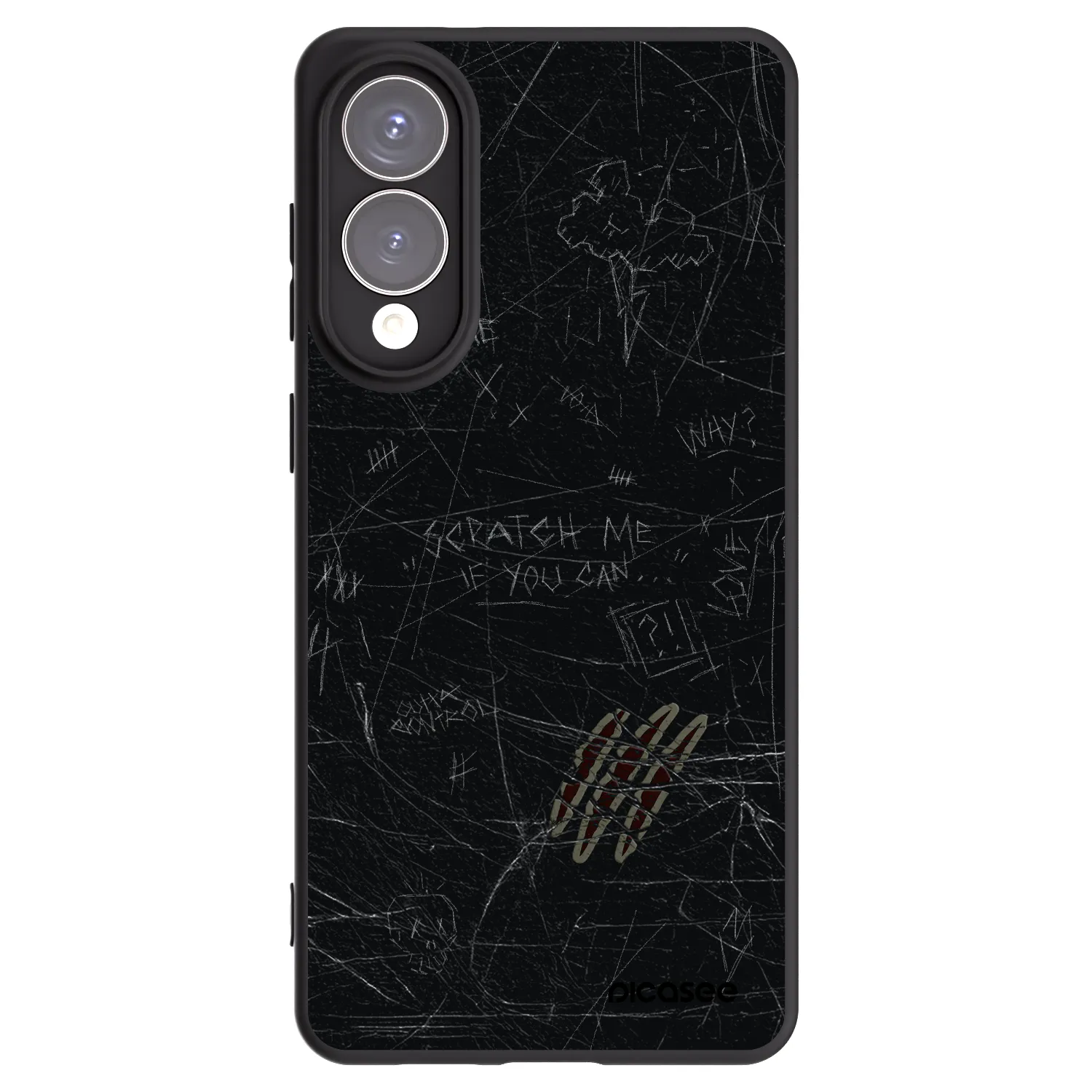 Picasee Μαύρη θήκη σιλικόνης για Samsung Galaxy S25 Edge 5G - SCRATCH