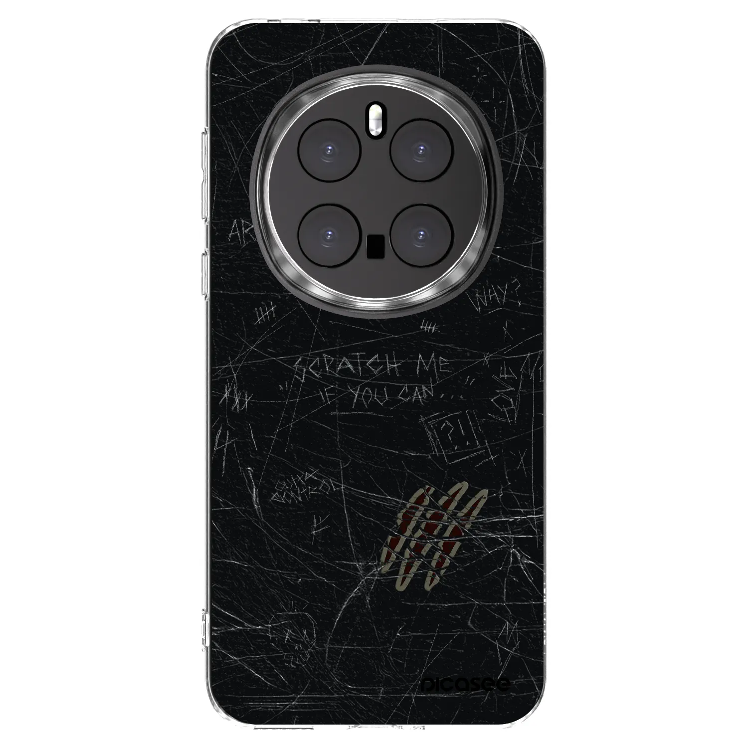 Picasee διαφανής θήκη σιλικόνης Honor Magic7 Pro 5G - SCRATCH