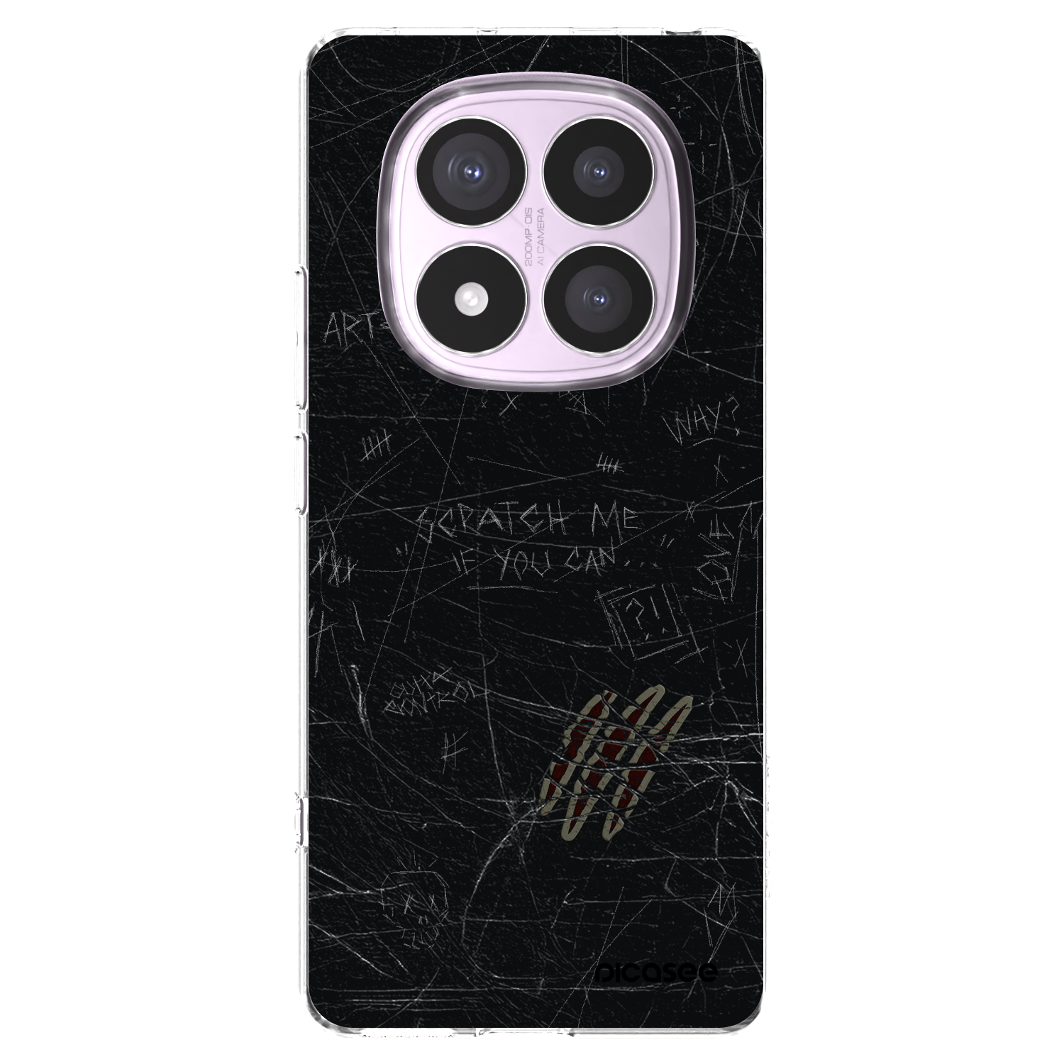 Picasee διαφανής θήκη σιλικόνης Xiaomi Redmi Note 14 Pro 4G - SCRATCH