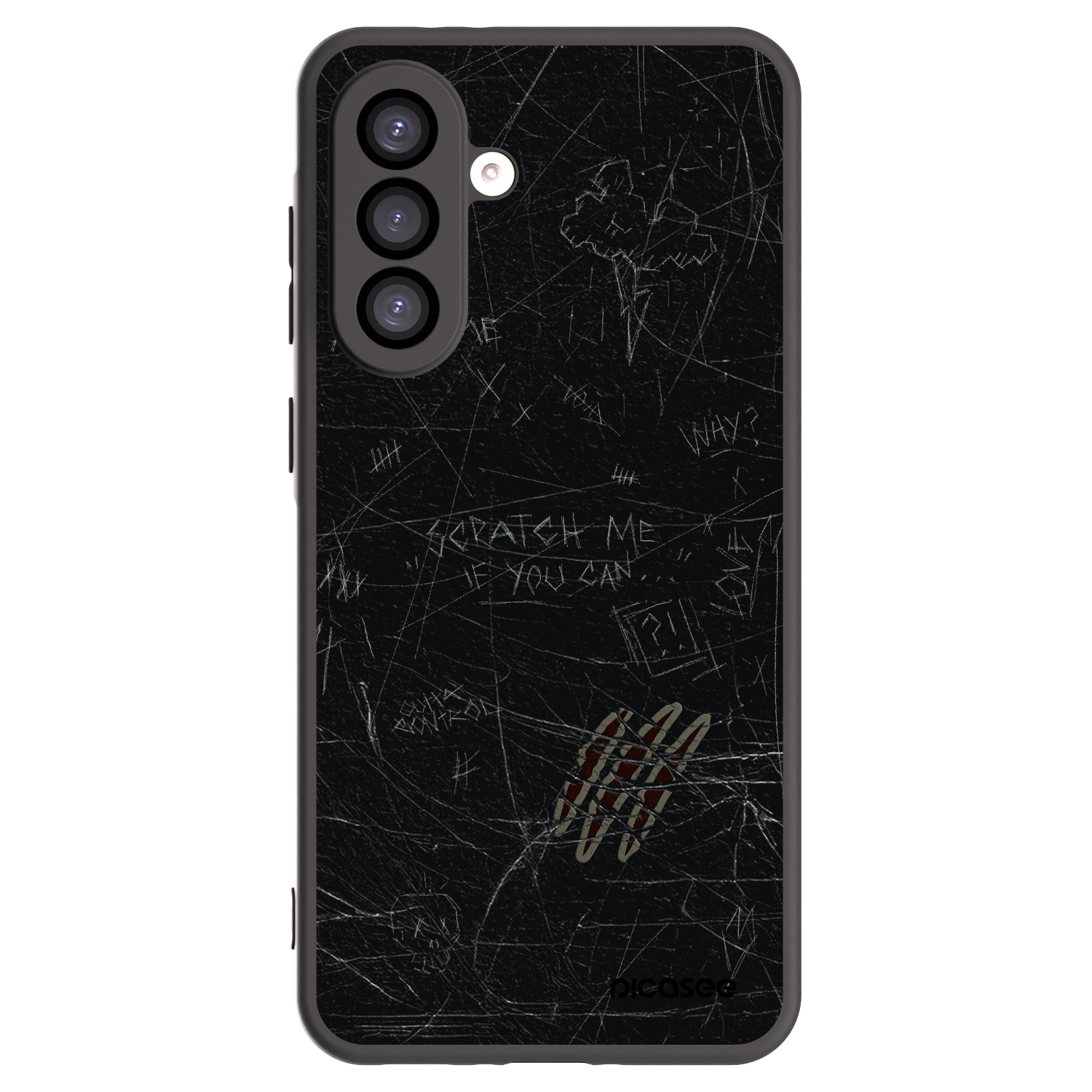 Picasee Μαύρη θήκη σιλικόνης για Samsung Galaxy A26 5G A266B - SCRATCH