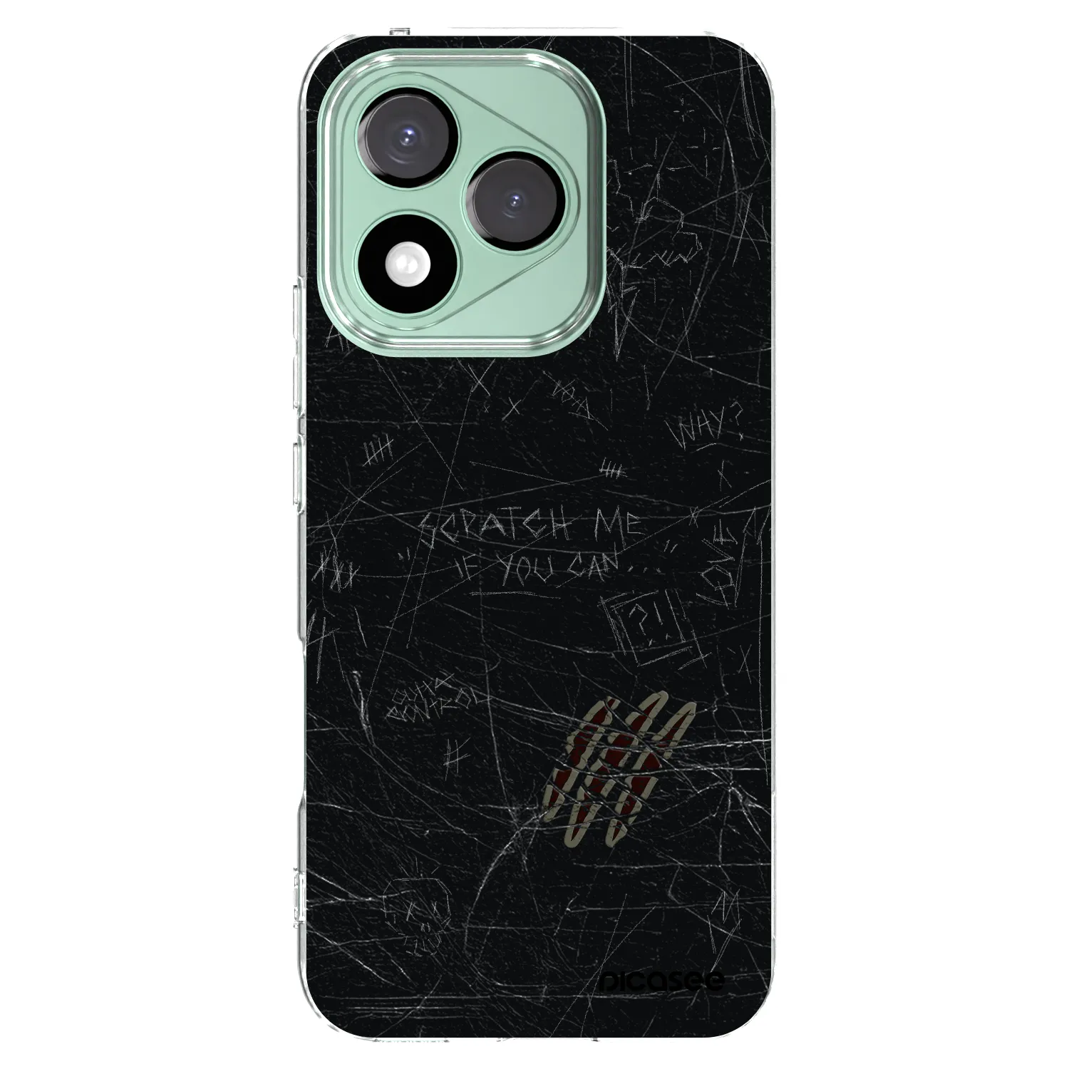 Picasee διαφανής θήκη σιλικόνης Honor 400 Lite 5G - SCRATCH