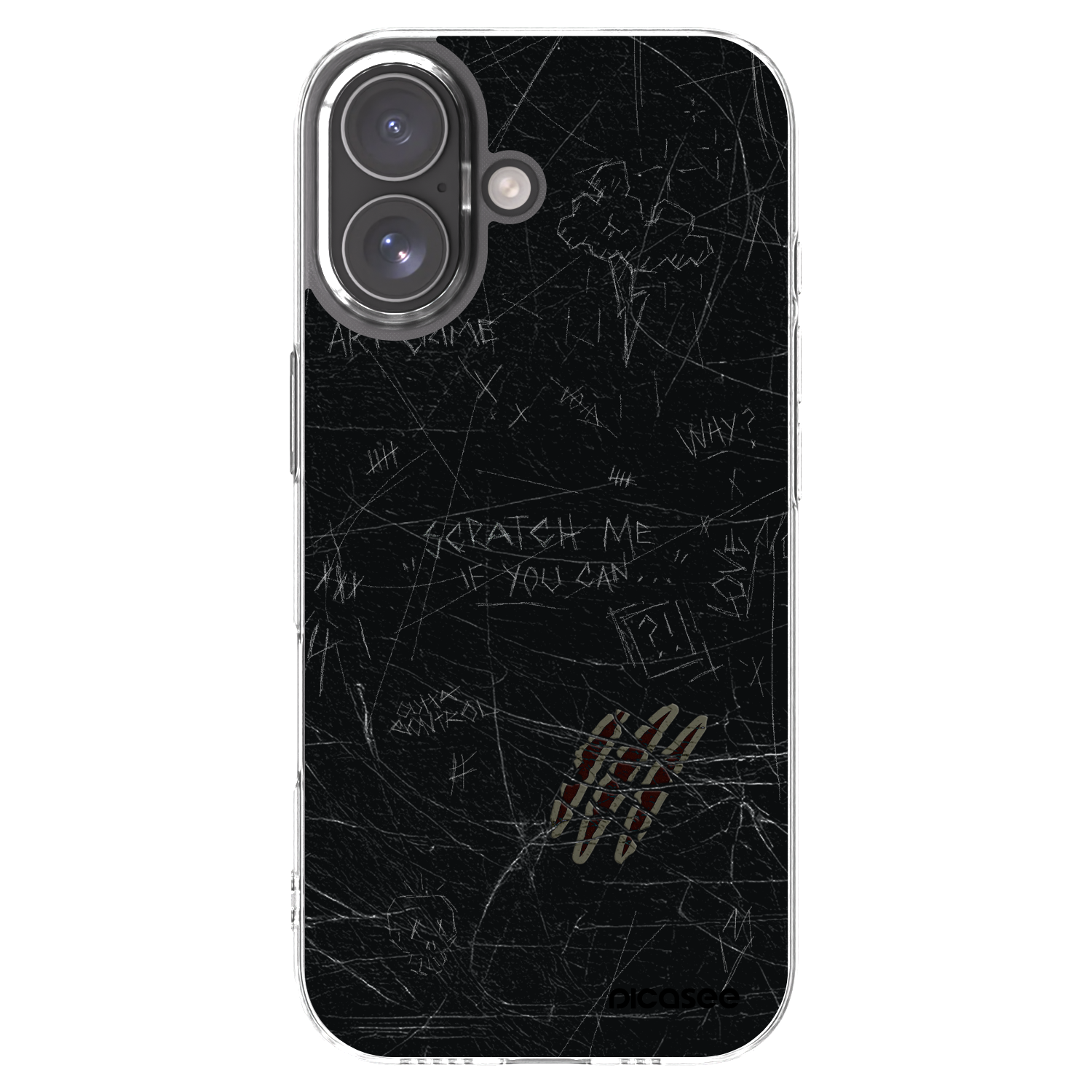 Picasee διαφανής θήκη σιλικόνης Apple iPhone 17 - SCRATCH