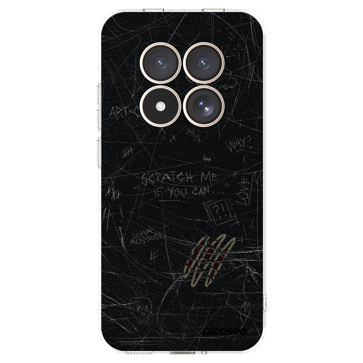 Picasee διαφανής θήκη σιλικόνης Xiaomi Redmi Note 15 Pro 4G - SCRATCH