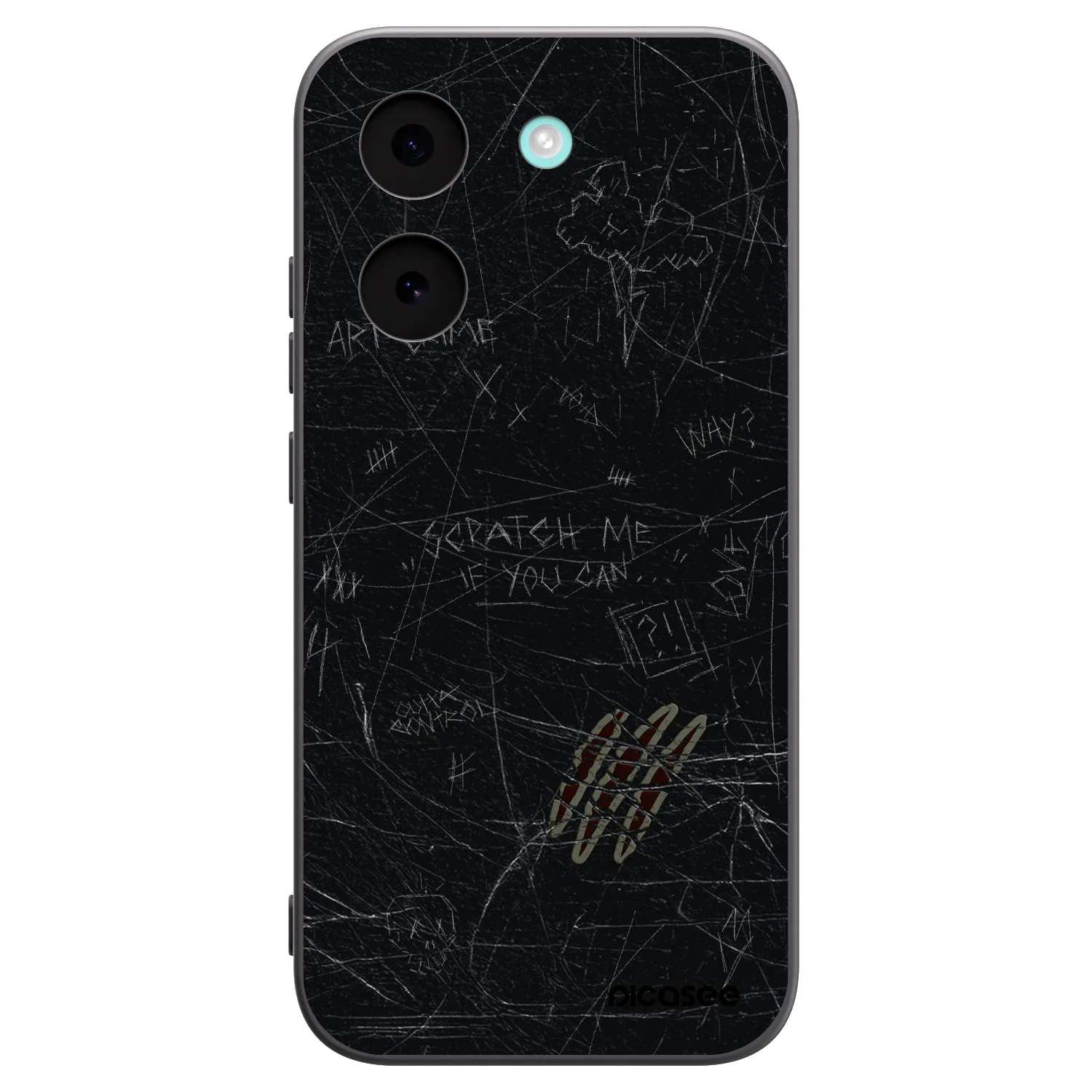 Picasee Μαύρη θήκη σιλικόνης για Xiaomi Poco X8 Pro - SCRATCH