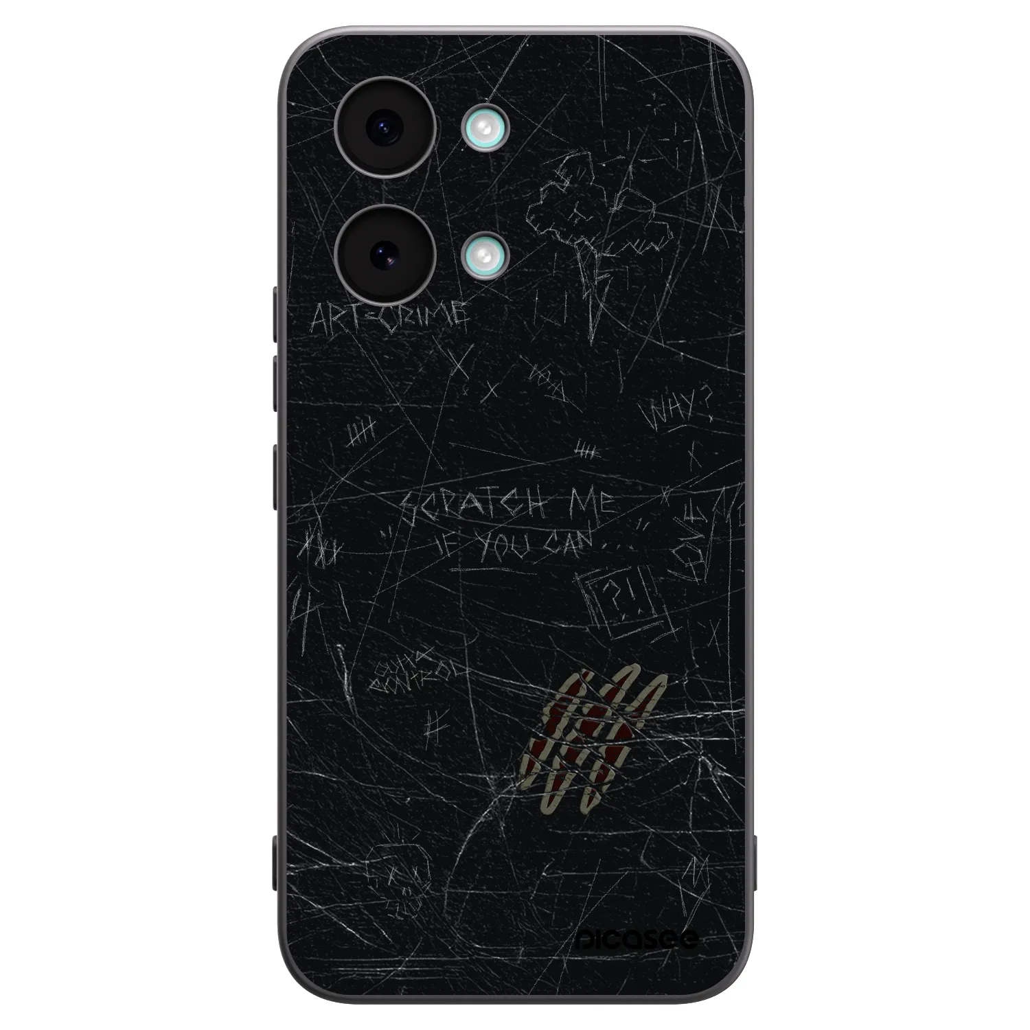 Picasee Μαύρη θήκη σιλικόνης για Xiaomi Poco X8 Pro Max - SCRATCH