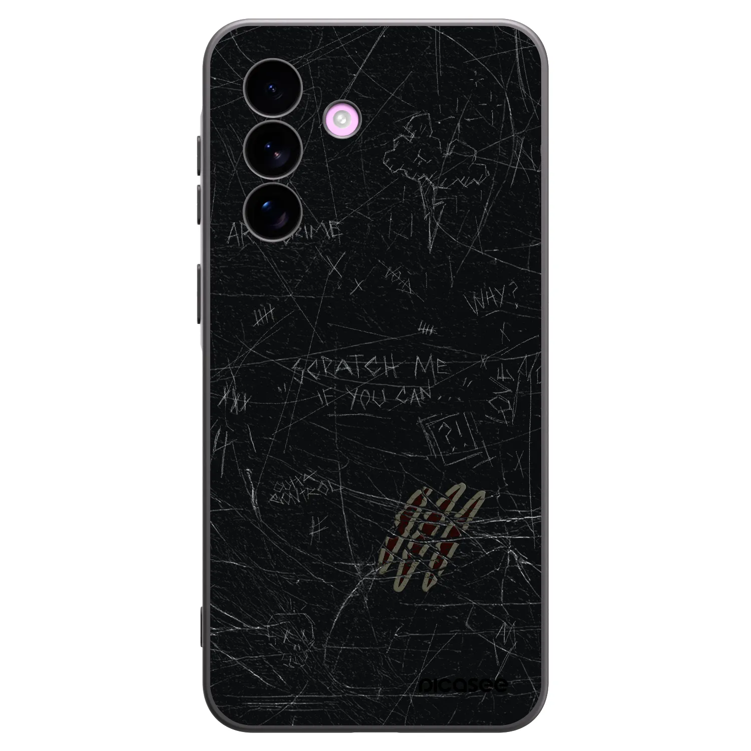 Picasee Μαύρη θήκη σιλικόνης για Samsung Galaxy A57 5G - SCRATCH