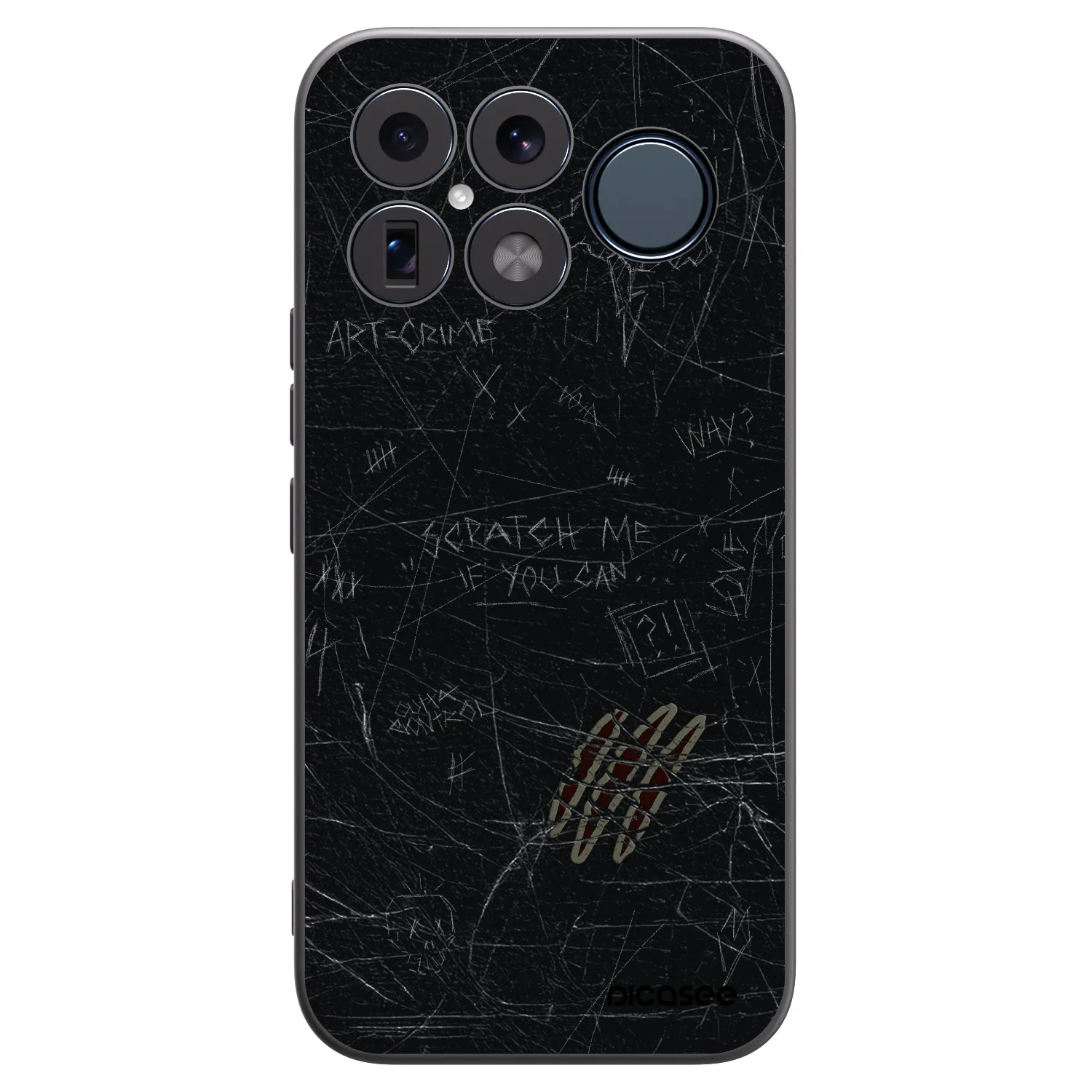 Picasee Μαύρη θήκη σιλικόνης για Xiaomi Poco F8 Ultra - SCRATCH