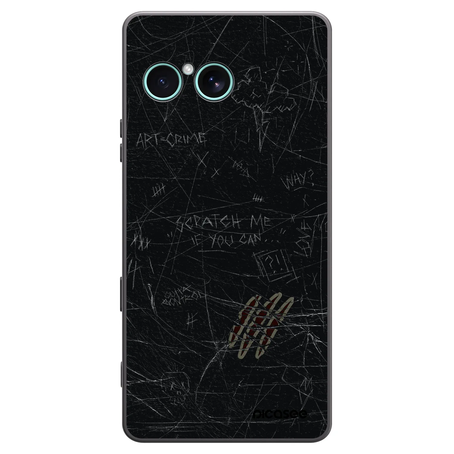 Picasee Μαύρη θήκη σιλικόνης για Sony Xperia 10 VII - SCRATCH