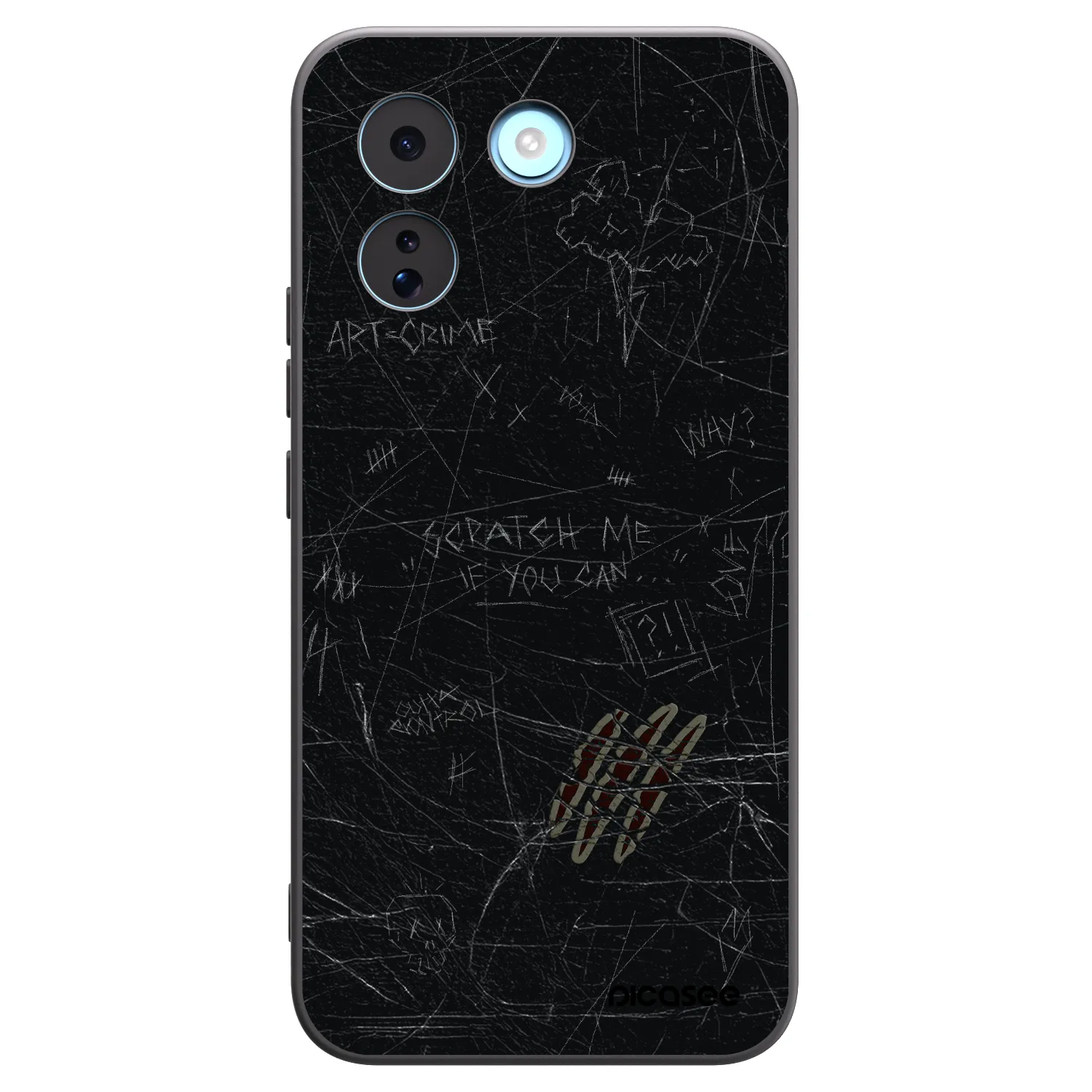 Picasee Μαύρη θήκη σιλικόνης για Xiaomi Redmi Note 17 Pro MAX 5G - SCRATCH