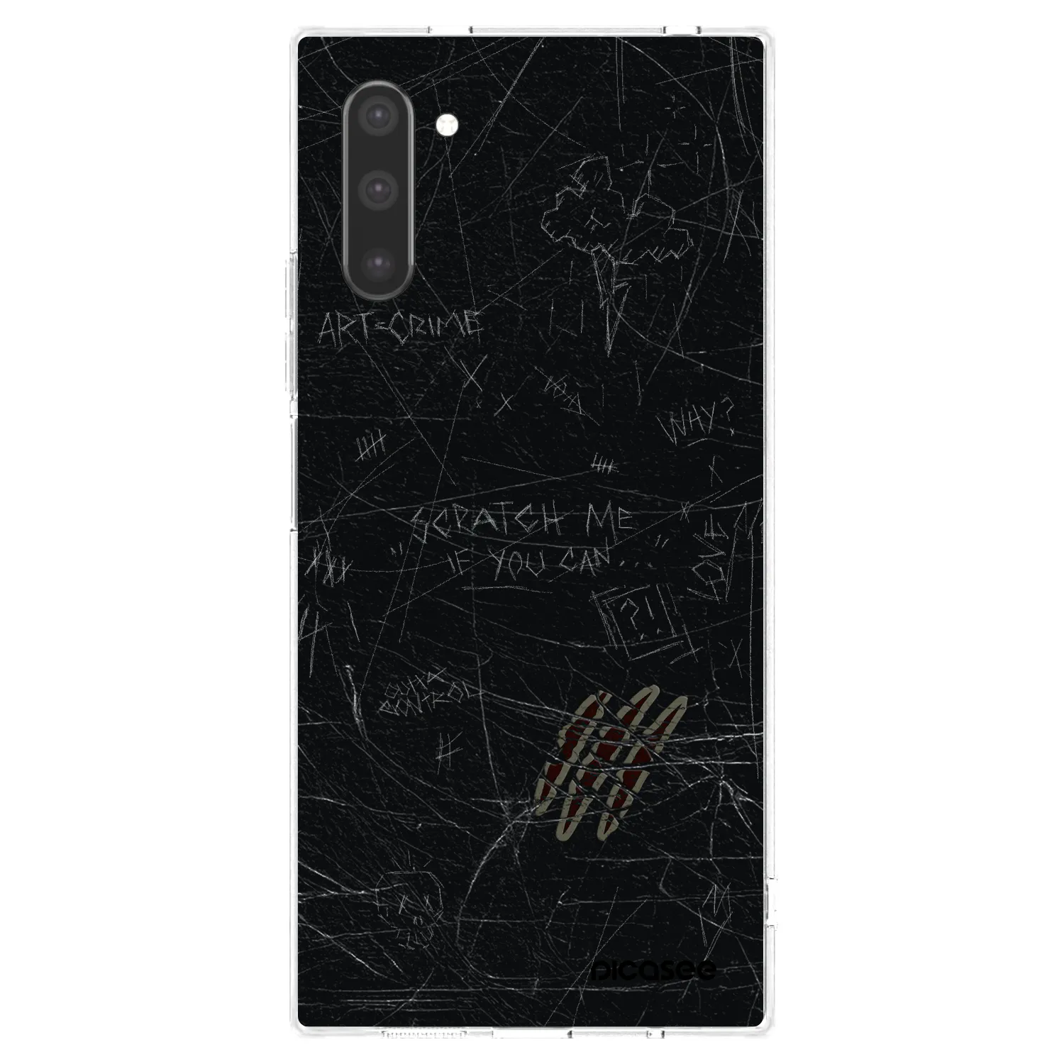 Picasee διαφανής θήκη σιλικόνης Samsung Galaxy Note 10 N970F - SCRATCH