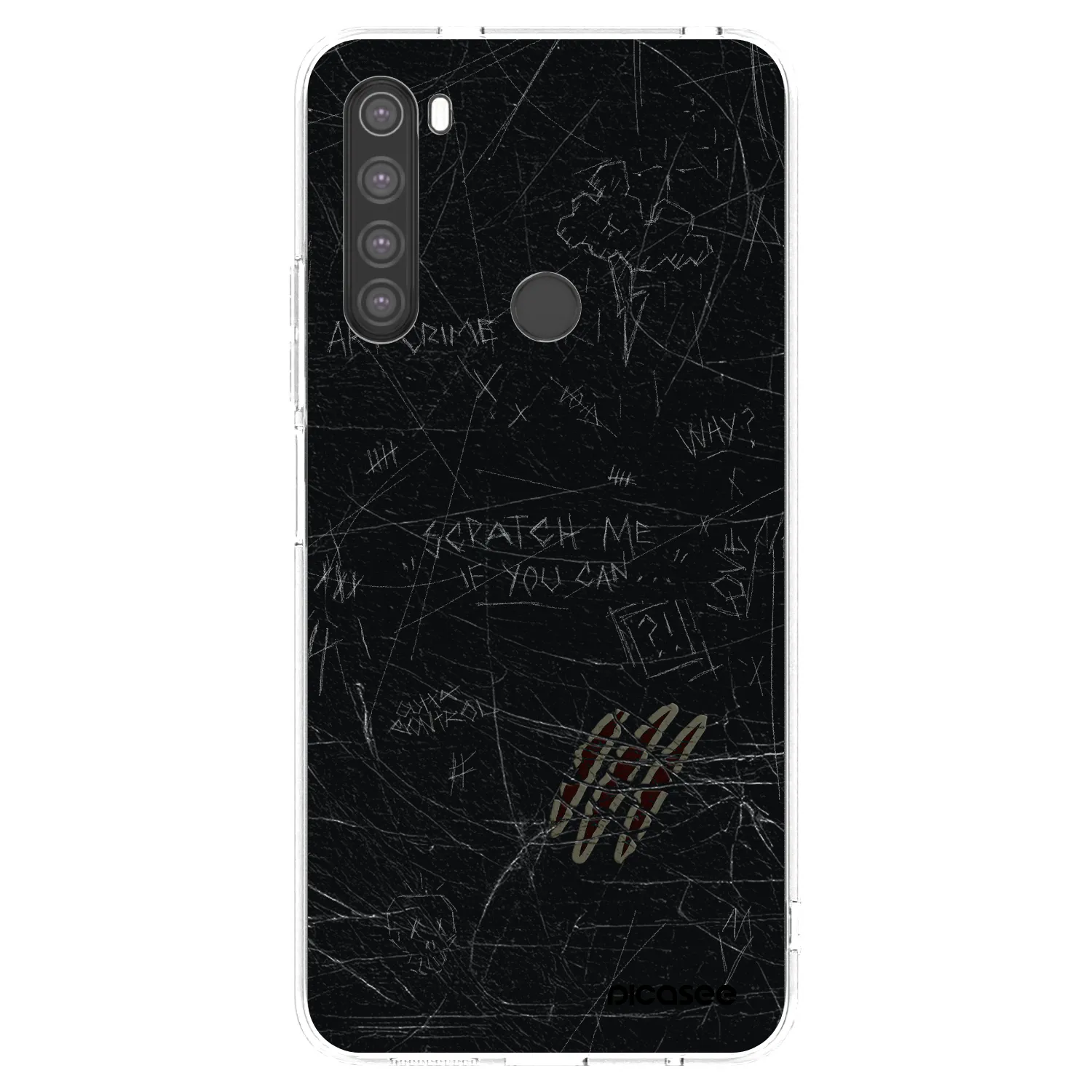 Picasee διαφανής θήκη σιλικόνης Xiaomi Redmi Note 8 - SCRATCH