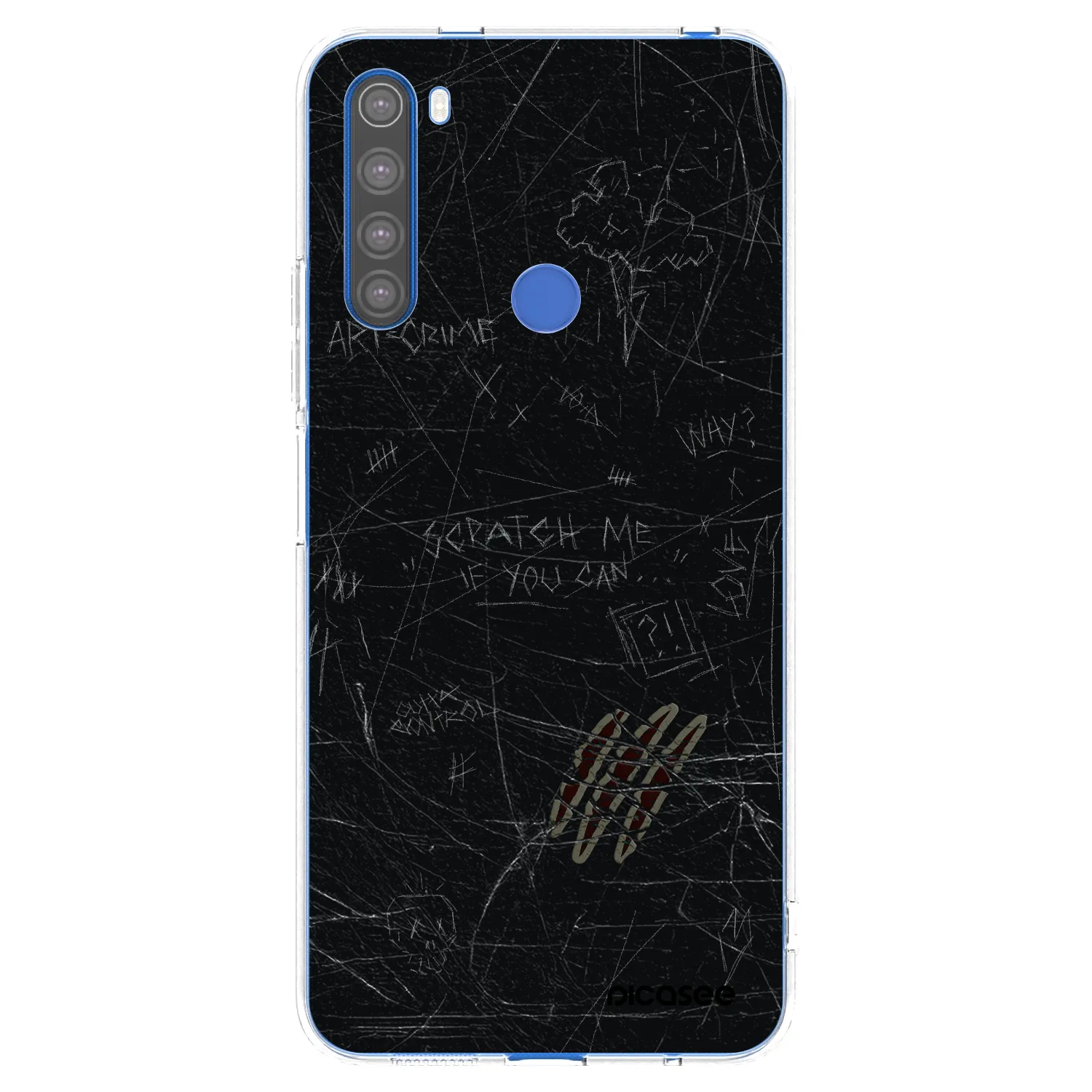 Picasee διαφανής θήκη σιλικόνης Xiaomi Redmi Note 8T - SCRATCH