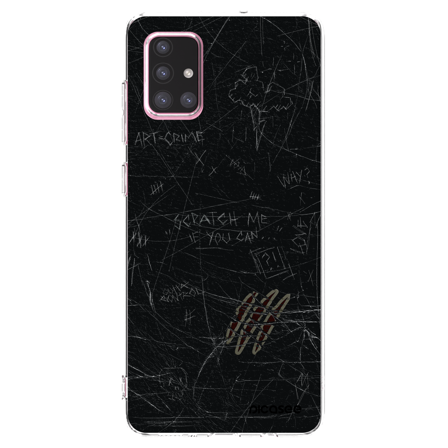 Picasee διαφανής θήκη σιλικόνης Samsung Galaxy A71 A715F - SCRATCH