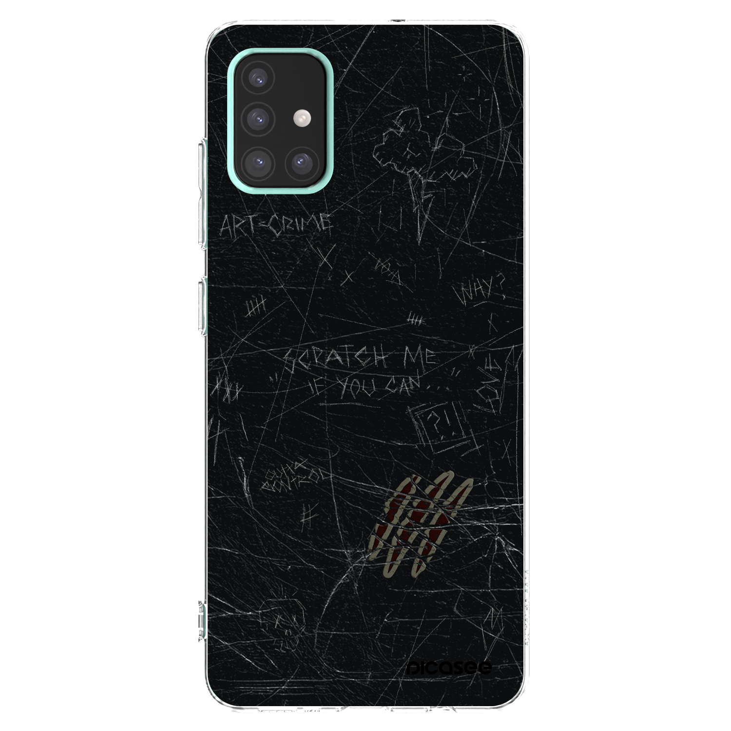 Picasee διαφανής θήκη σιλικόνης Samsung Galaxy A51 A515F - SCRATCH
