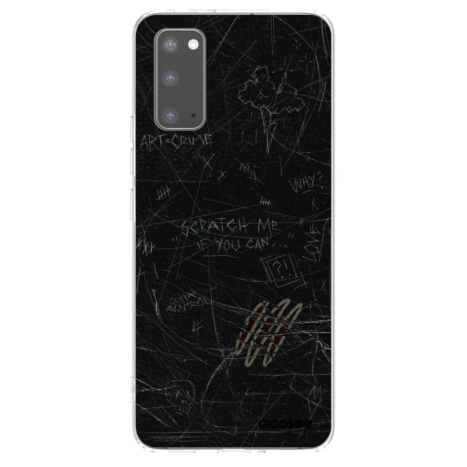 Picasee διαφανής θήκη σιλικόνης Samsung Galaxy S20 G980F - SCRATCH