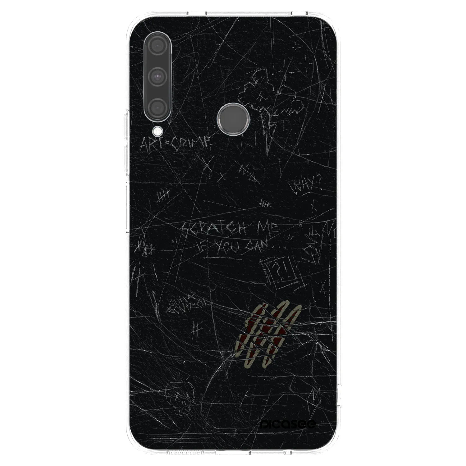 Picasee διαφανής θήκη σιλικόνης Huawei P40 Lite E - SCRATCH