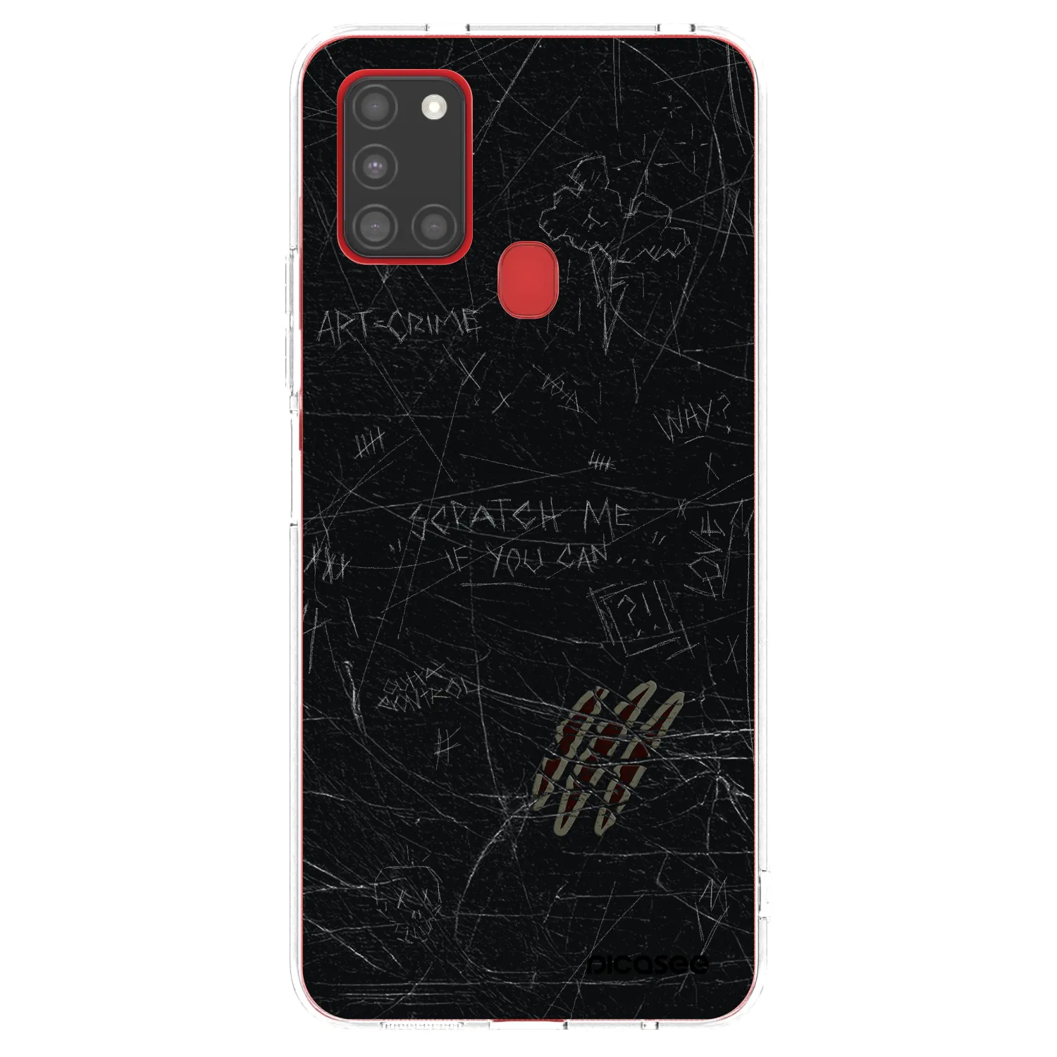 Picasee διαφανής θήκη σιλικόνης Samsung Galaxy A21s - SCRATCH