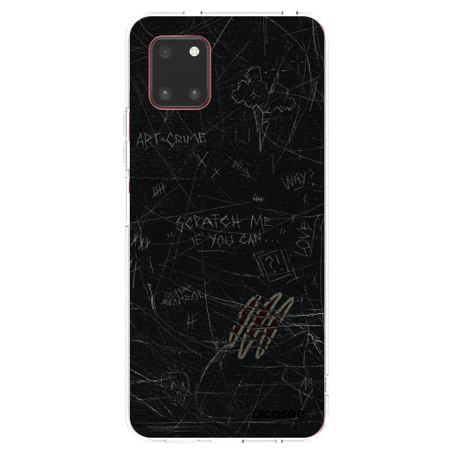 Picasee διαφανής θήκη σιλικόνης Samsung Galaxy Note 10 Lite N770F - SCRATCH