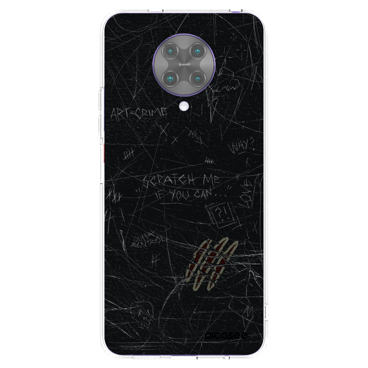 Picasee διαφανής θήκη σιλικόνης Xiaomi Poco F2 Pro - SCRATCH