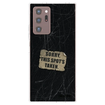 Picasee διαφανής θήκη σιλικόνης Samsung Galaxy Note 20 Ultra - SORRY