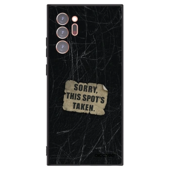 Picasee Μαύρη θήκη σιλικόνης για Samsung Galaxy Note 20 Ultra - SORRY