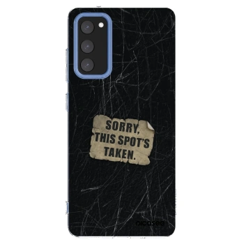 Picasee διαφανής θήκη σιλικόνης Samsung Galaxy S20 FE - SORRY