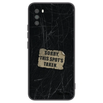 Picasee Μαύρη θήκη σιλικόνης για Xiaomi Poco M3 - SORRY