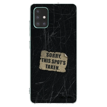Picasee διαφανής θήκη σιλικόνης Samsung Galaxy M51 M515F - SORRY