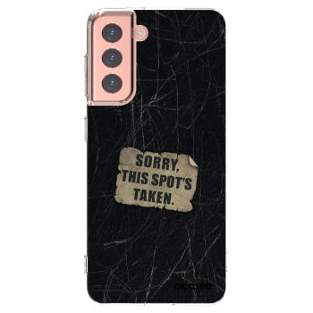 Picasee διαφανής θήκη σιλικόνης Samsung Galaxy S21 5G G991B - SORRY