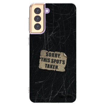 Picasee διαφανής θήκη σιλικόνης Samsung Galaxy S21+ 5G G996F - SORRY