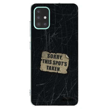 Picasee διαφανής θήκη σιλικόνης Samsung Galaxy M31s - SORRY