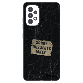 Picasee Μαύρη θήκη σιλικόνης για Samsung Galaxy A32 5G A326B - SORRY
